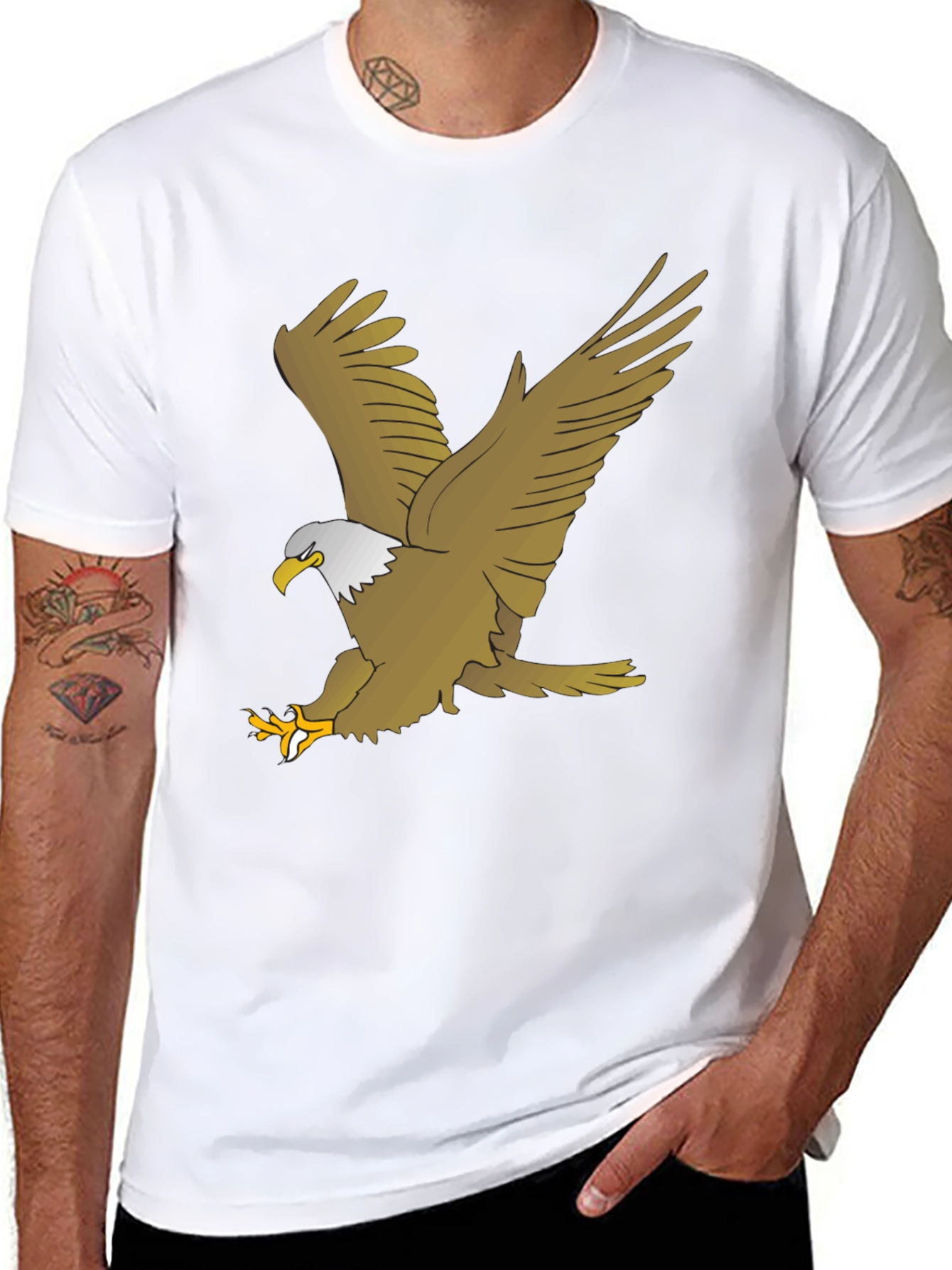 Eagle Graphic Black T-Shirt