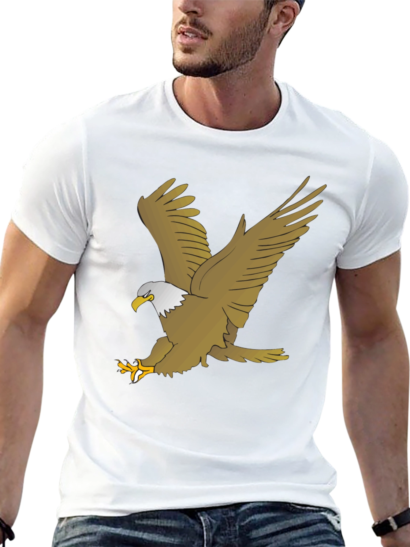 Eagle Graphic Black T-Shirt
