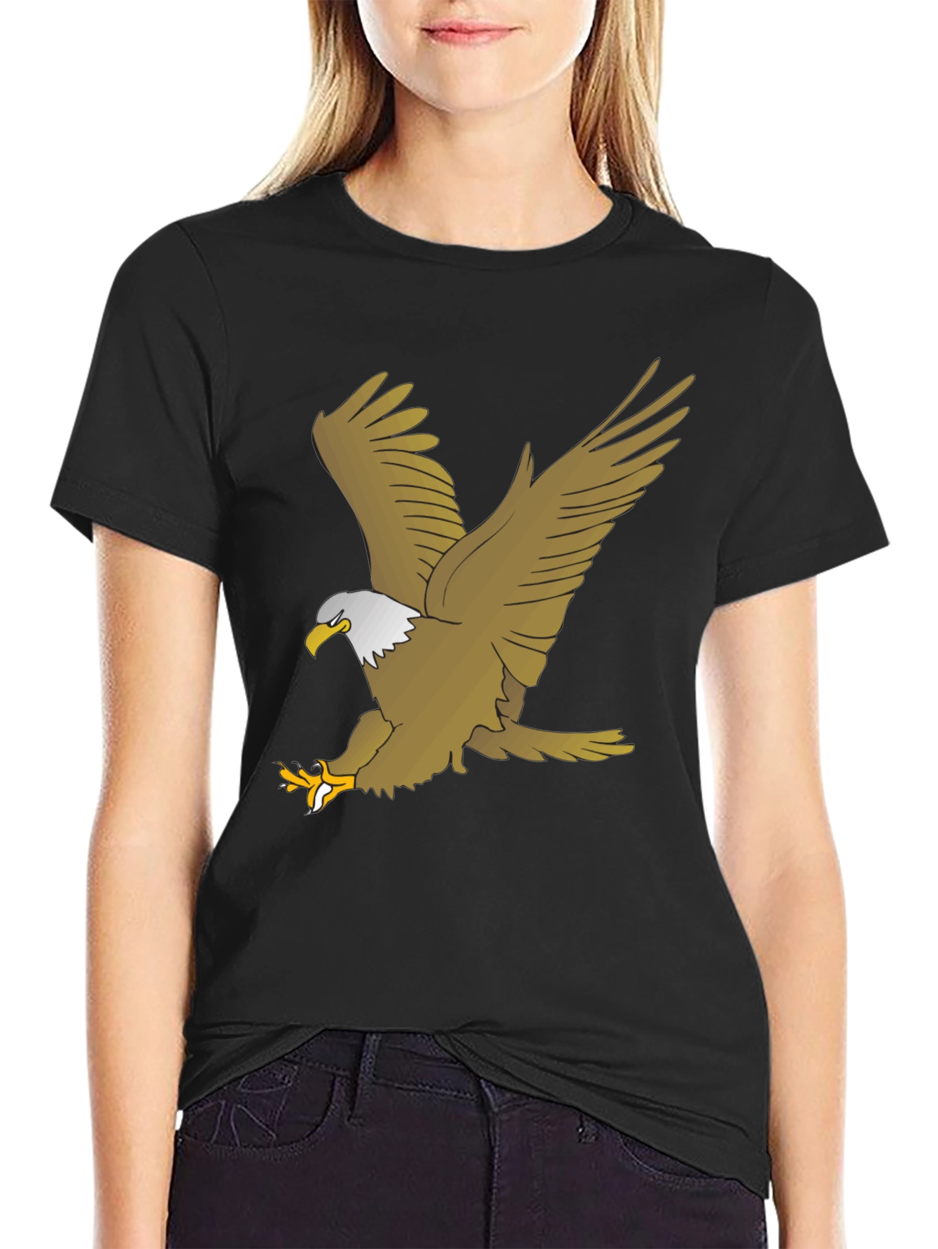 Eagle Graphic Black T-Shirt