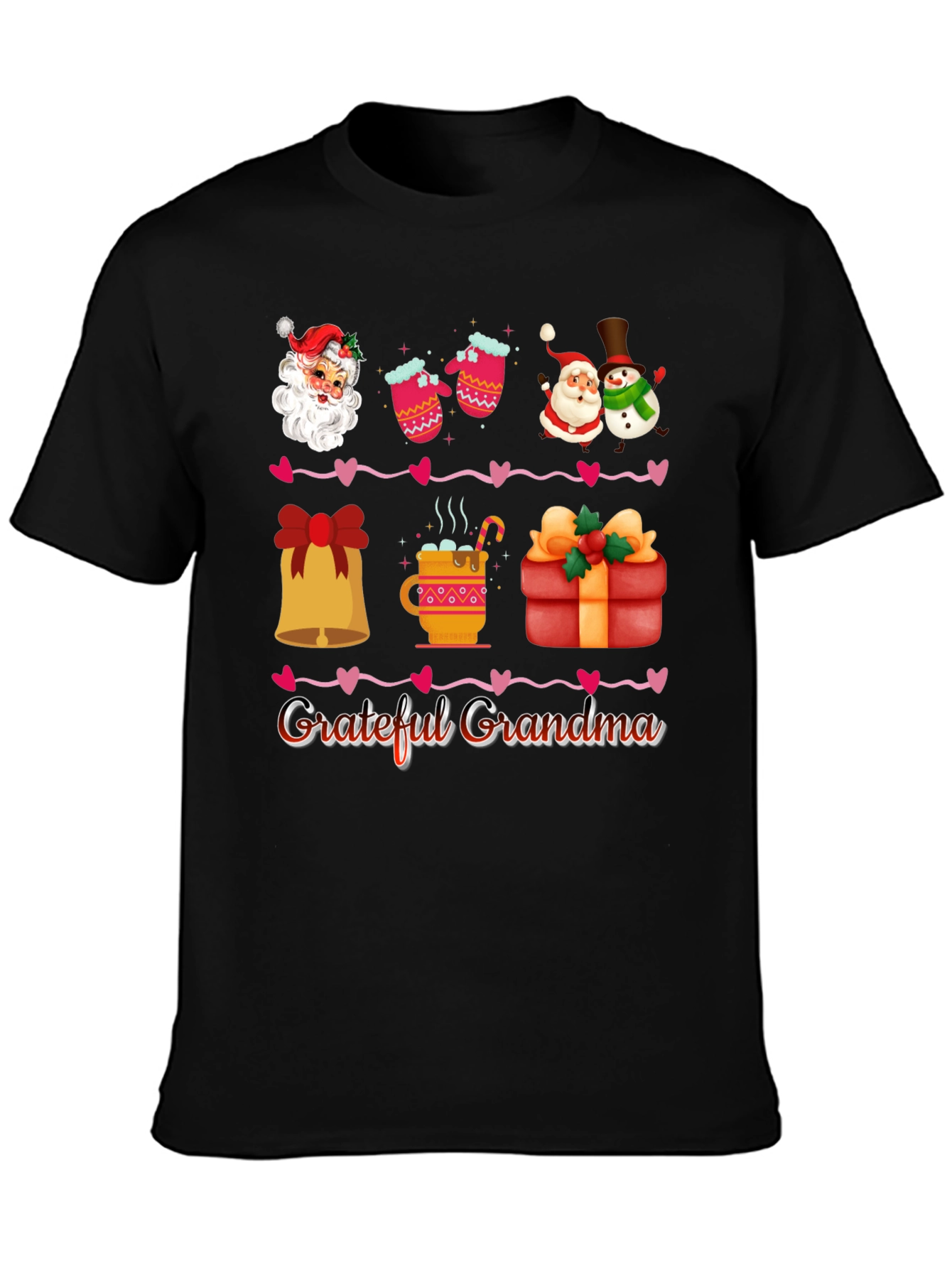 Grateful Grandma Christmas T-Shirt