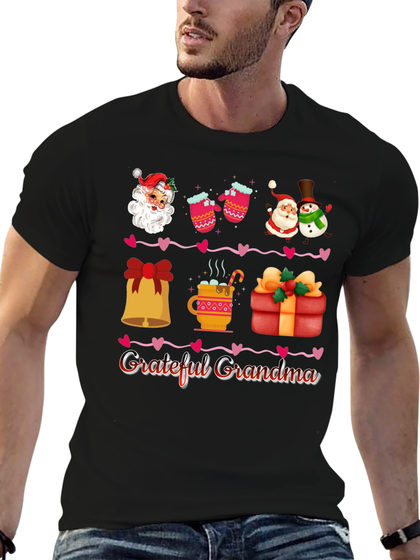 Grateful Grandma Christmas T-Shirt