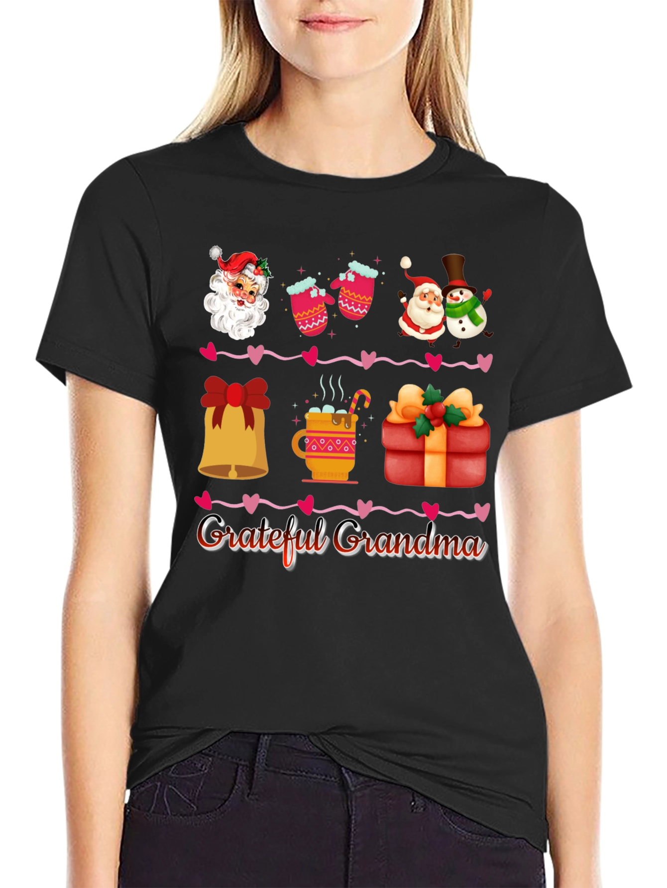 Grateful Grandma Christmas T-Shirt