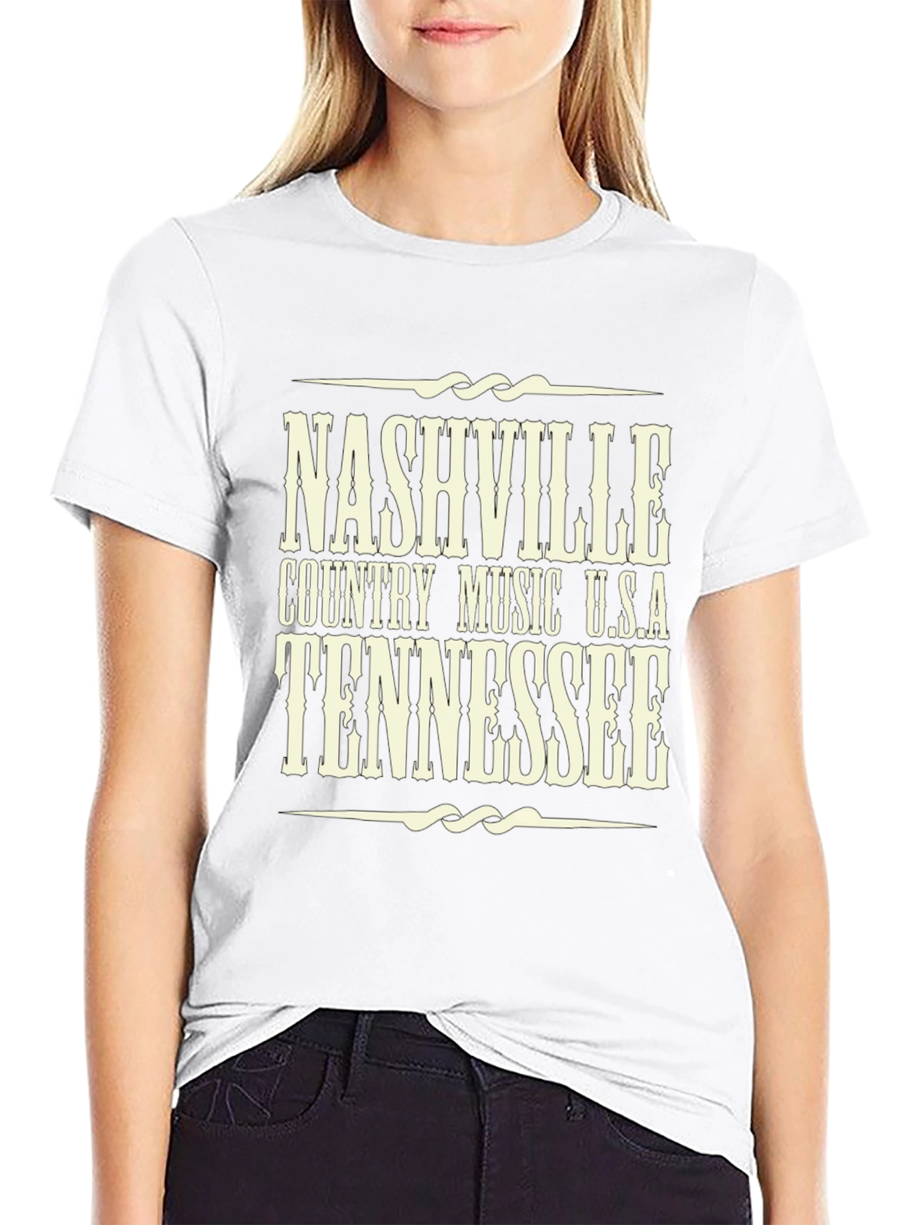 Nashville Tennessee Country Music USA Graphic T-Shirt