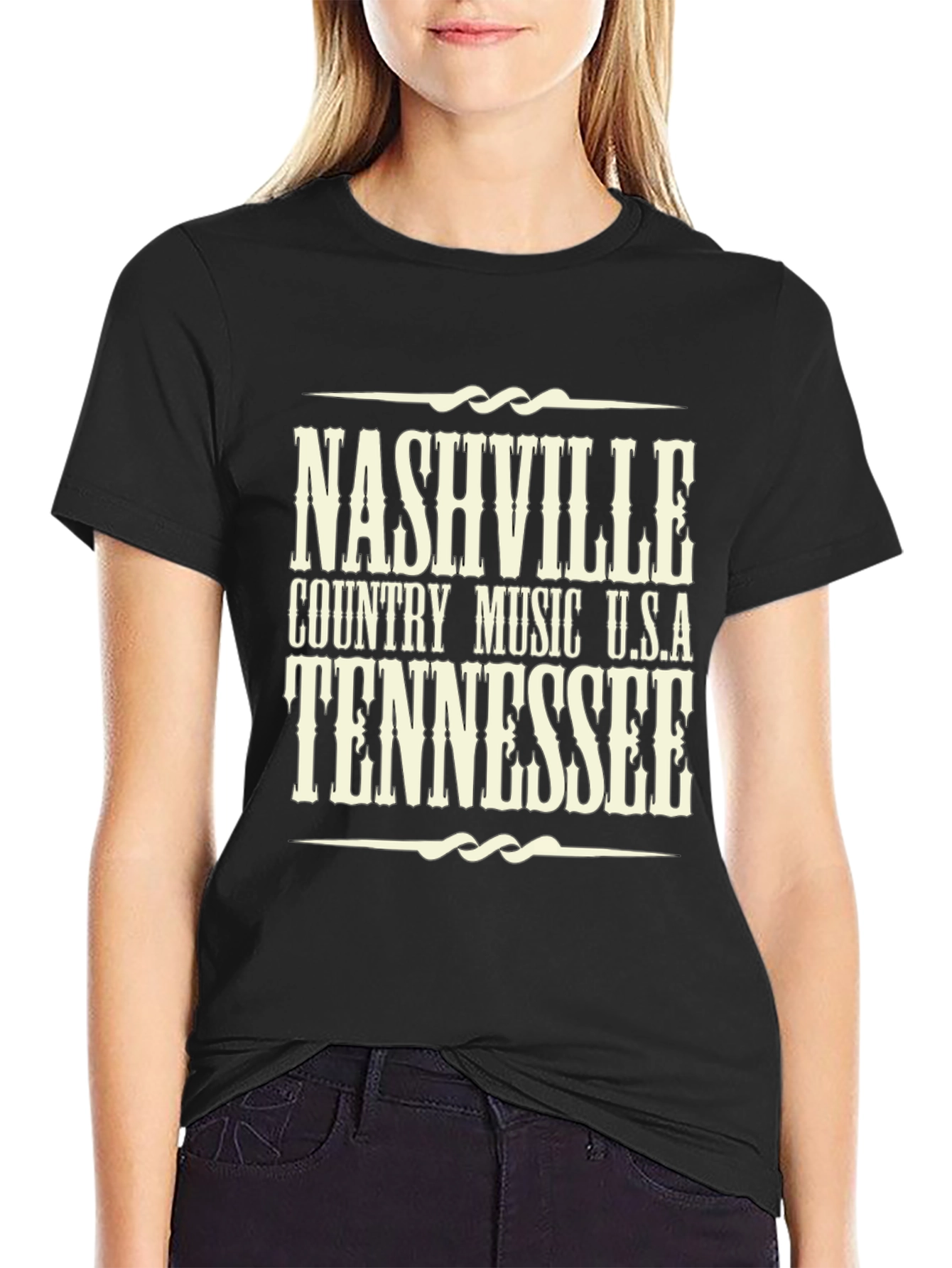 Nashville Tennessee Country Music USA Graphic T-Shirt