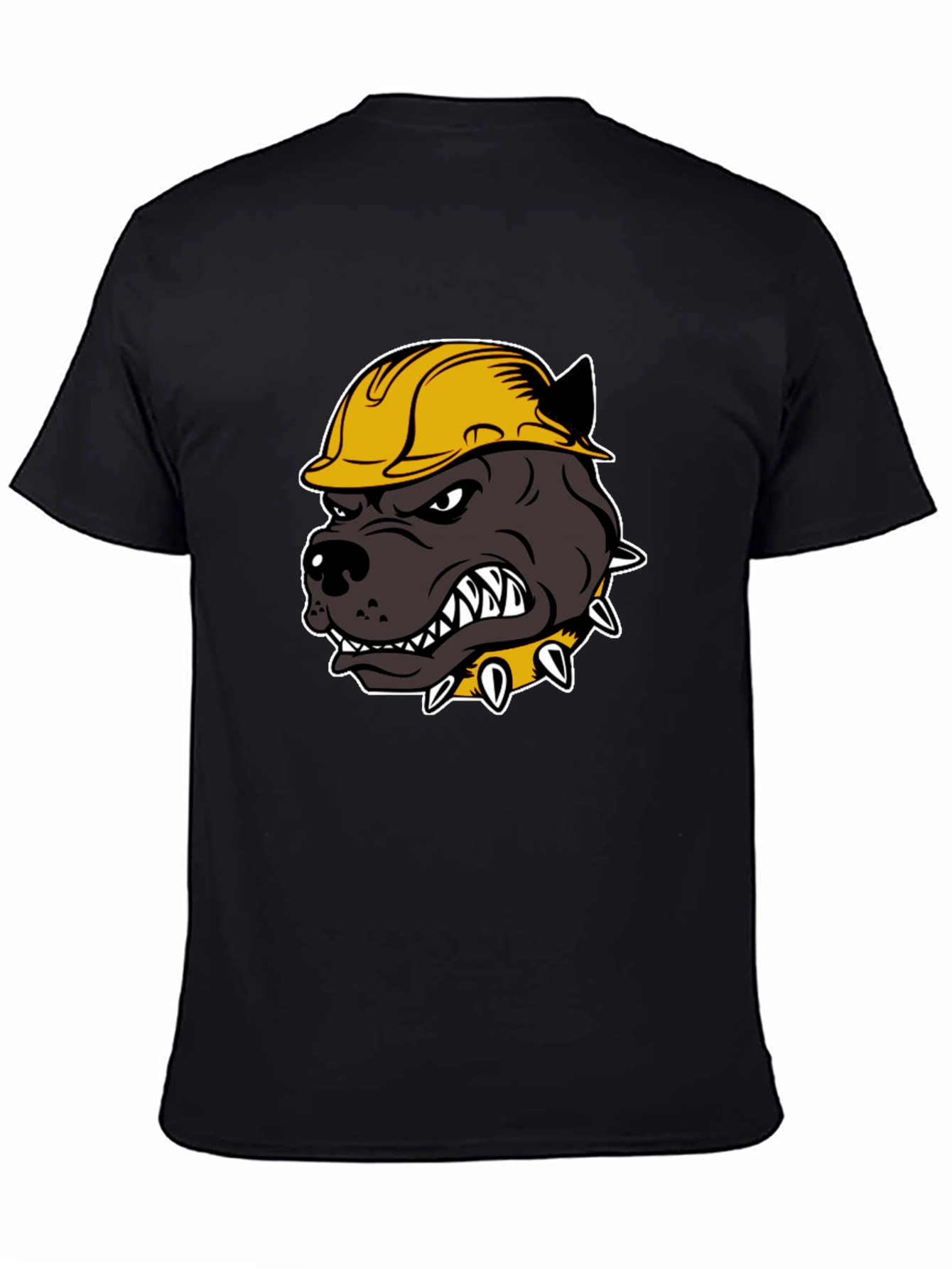 Construction Dog T-Shirt - Hard Hat Pitbull
