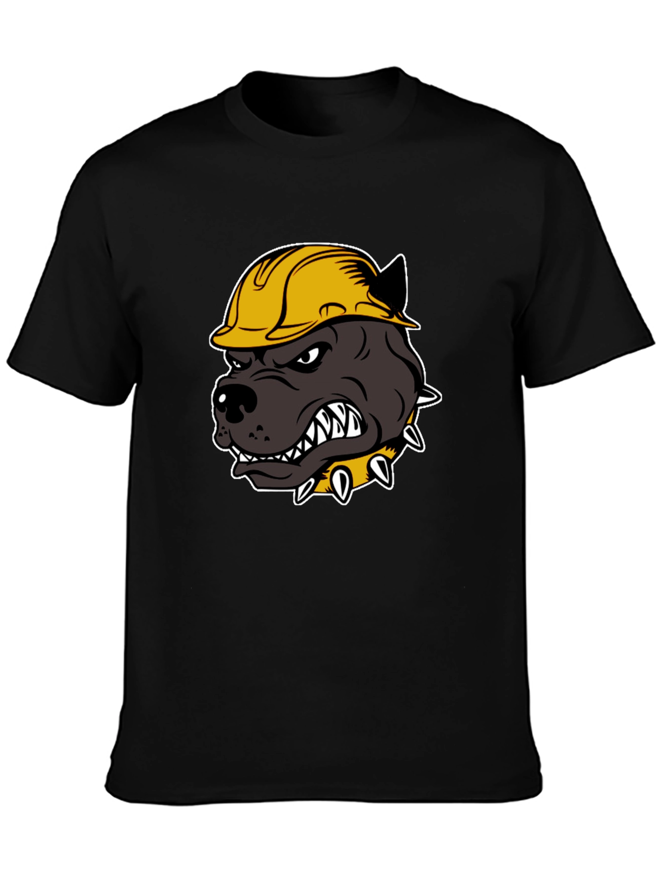 Construction Dog T-Shirt - Hard Hat Pitbull