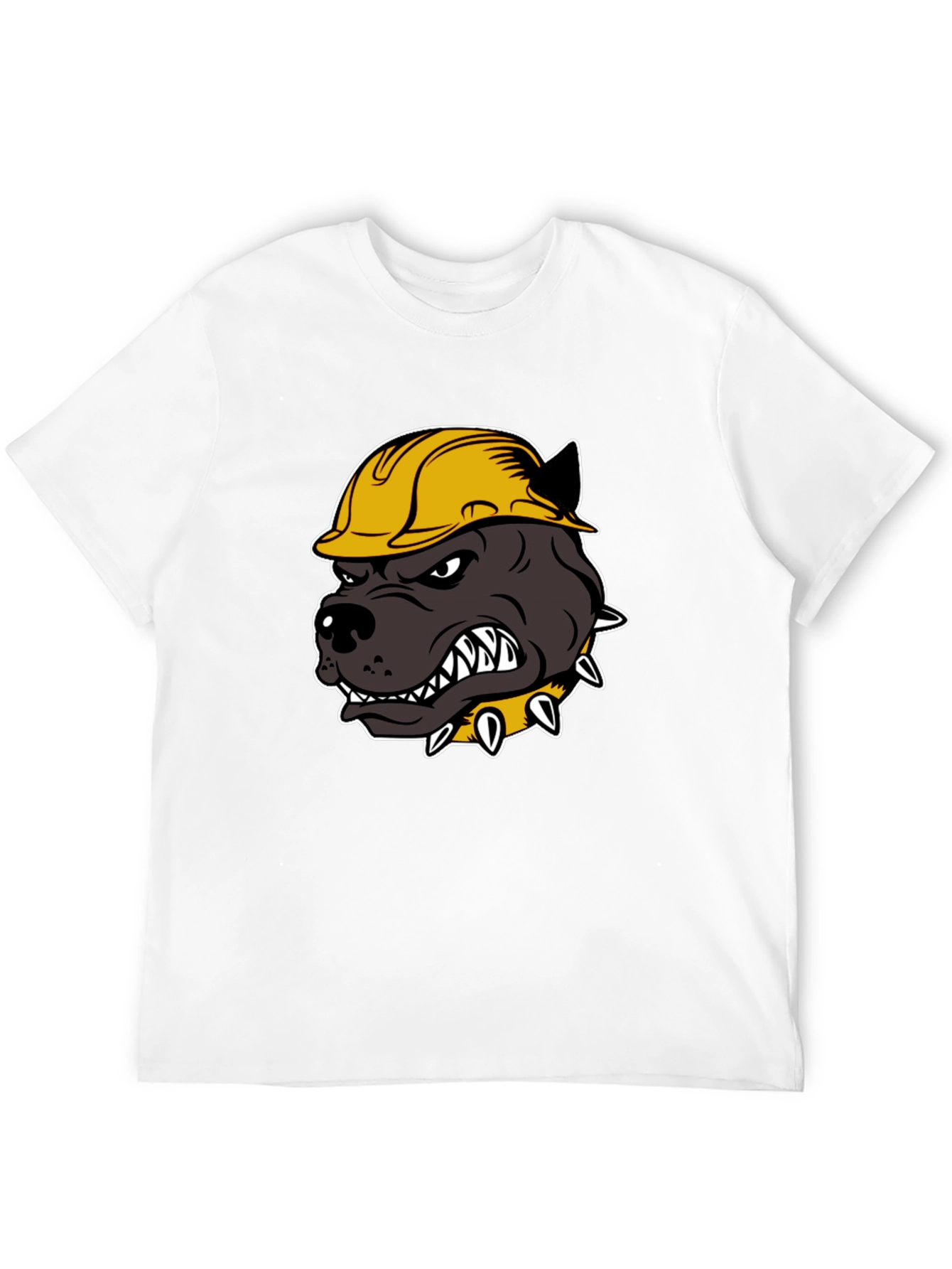 Construction Dog T-Shirt - Hard Hat Pitbull