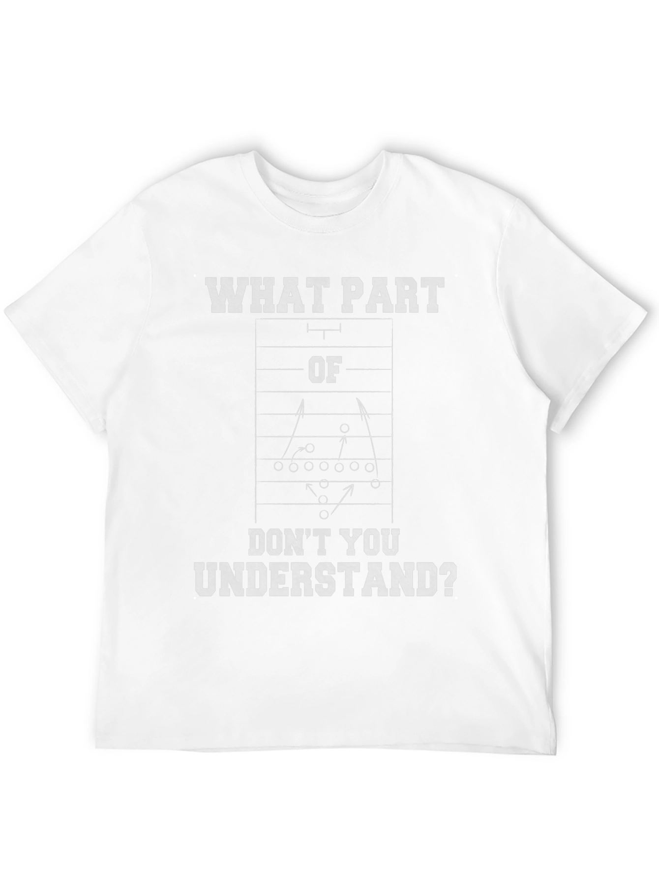 Football Play Diagram T-Shirt