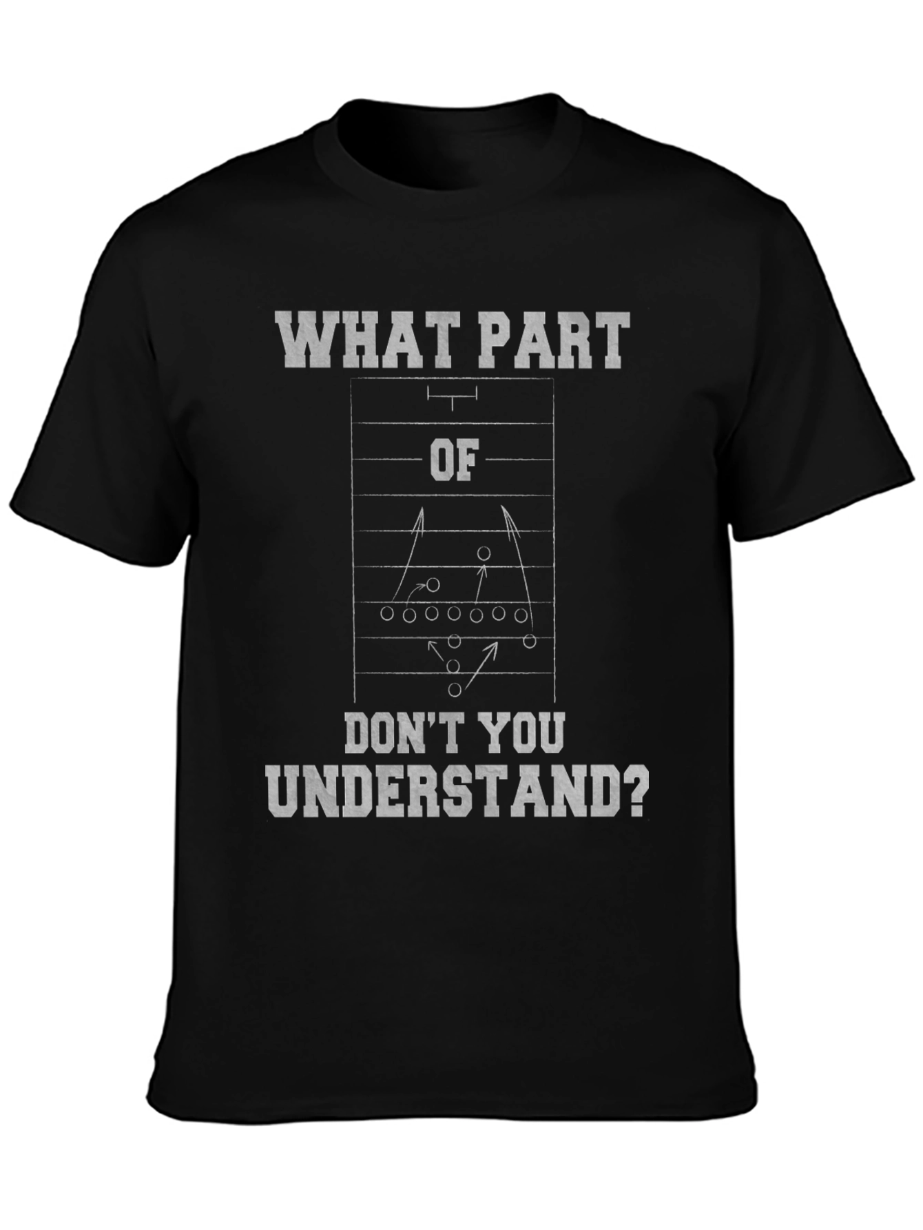 Football Play Diagram T-Shirt
