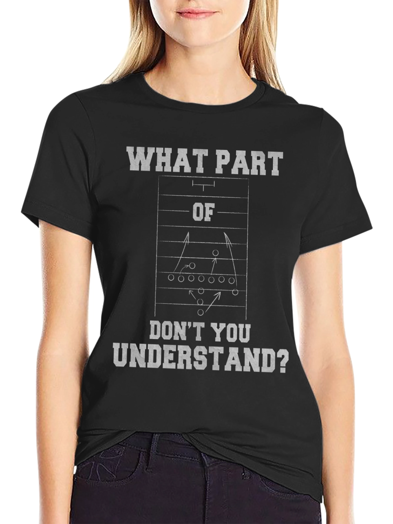 Football Play Diagram T-Shirt