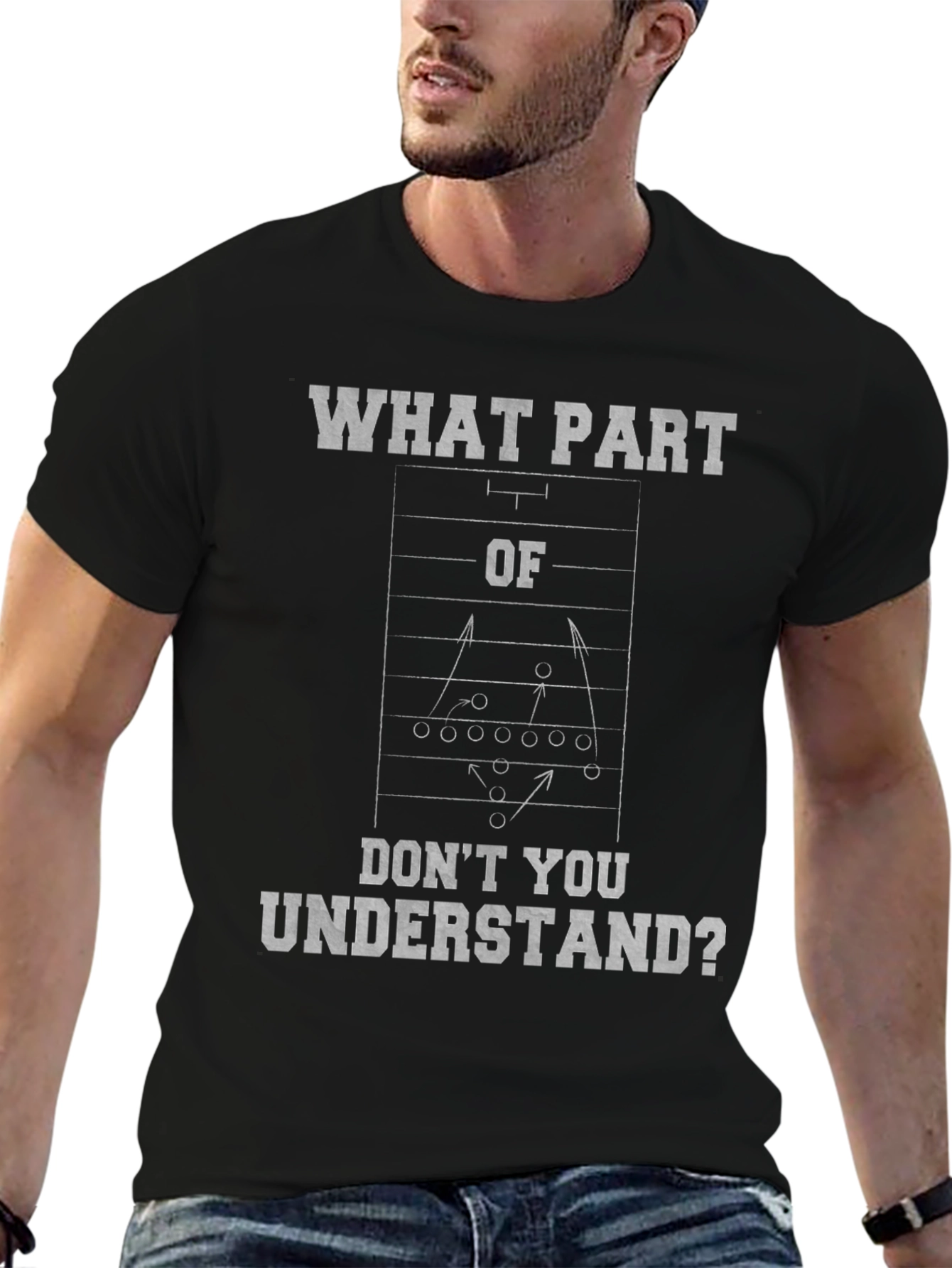 Football Play Diagram T-Shirt