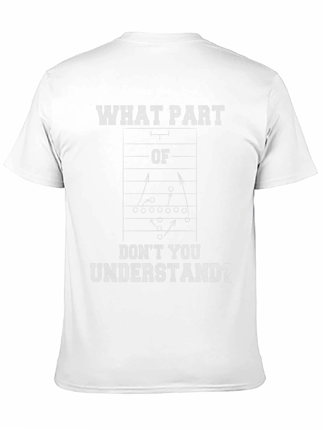 Football Play Diagram T-Shirt