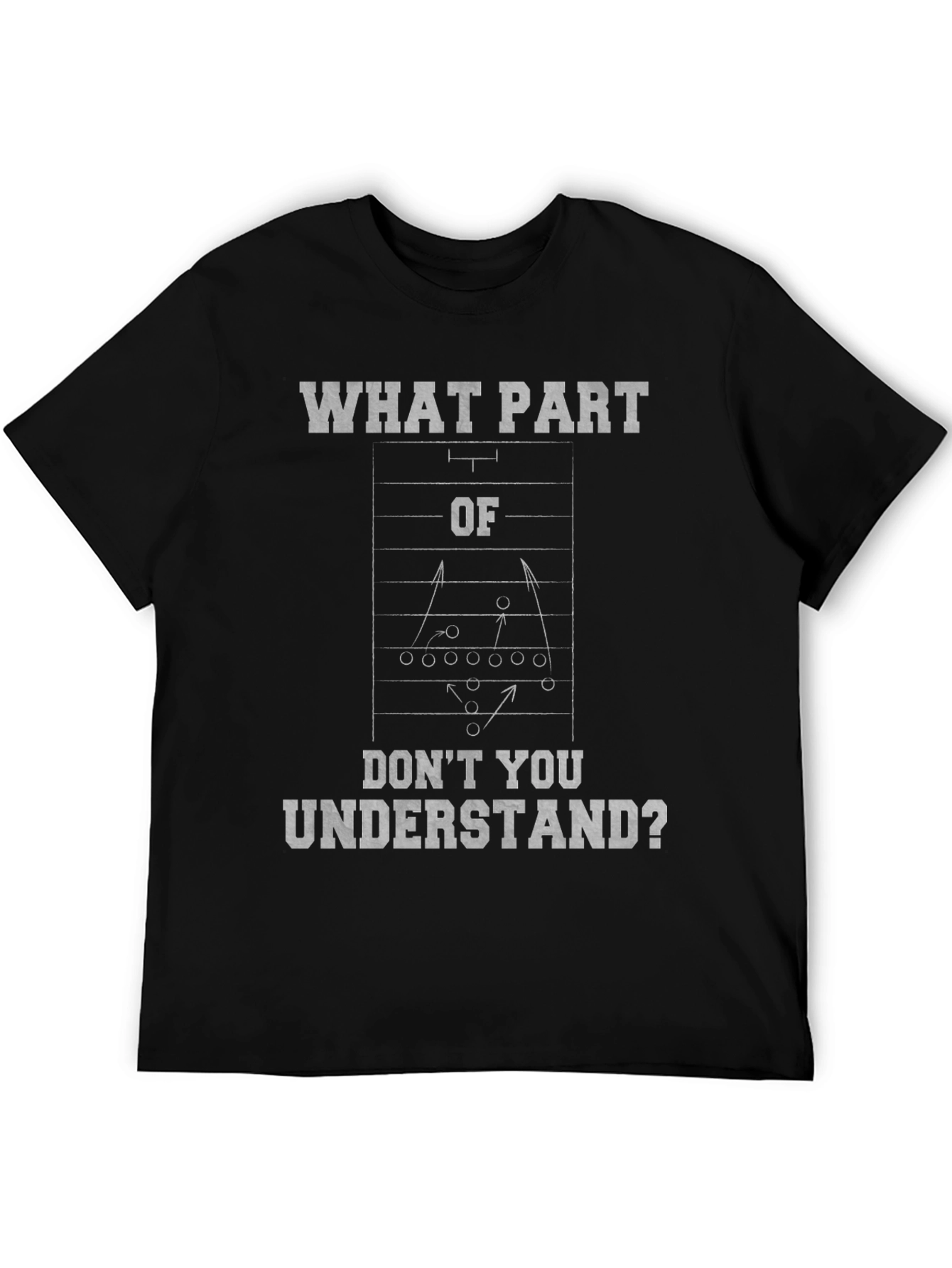 Football Play Diagram T-Shirt