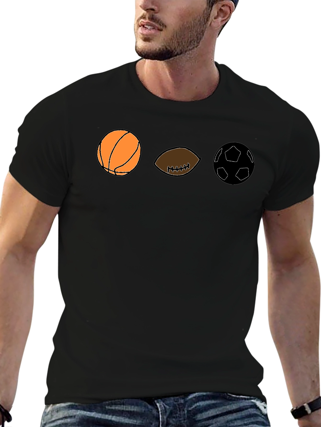Sports Balls Graphic T-Shirt