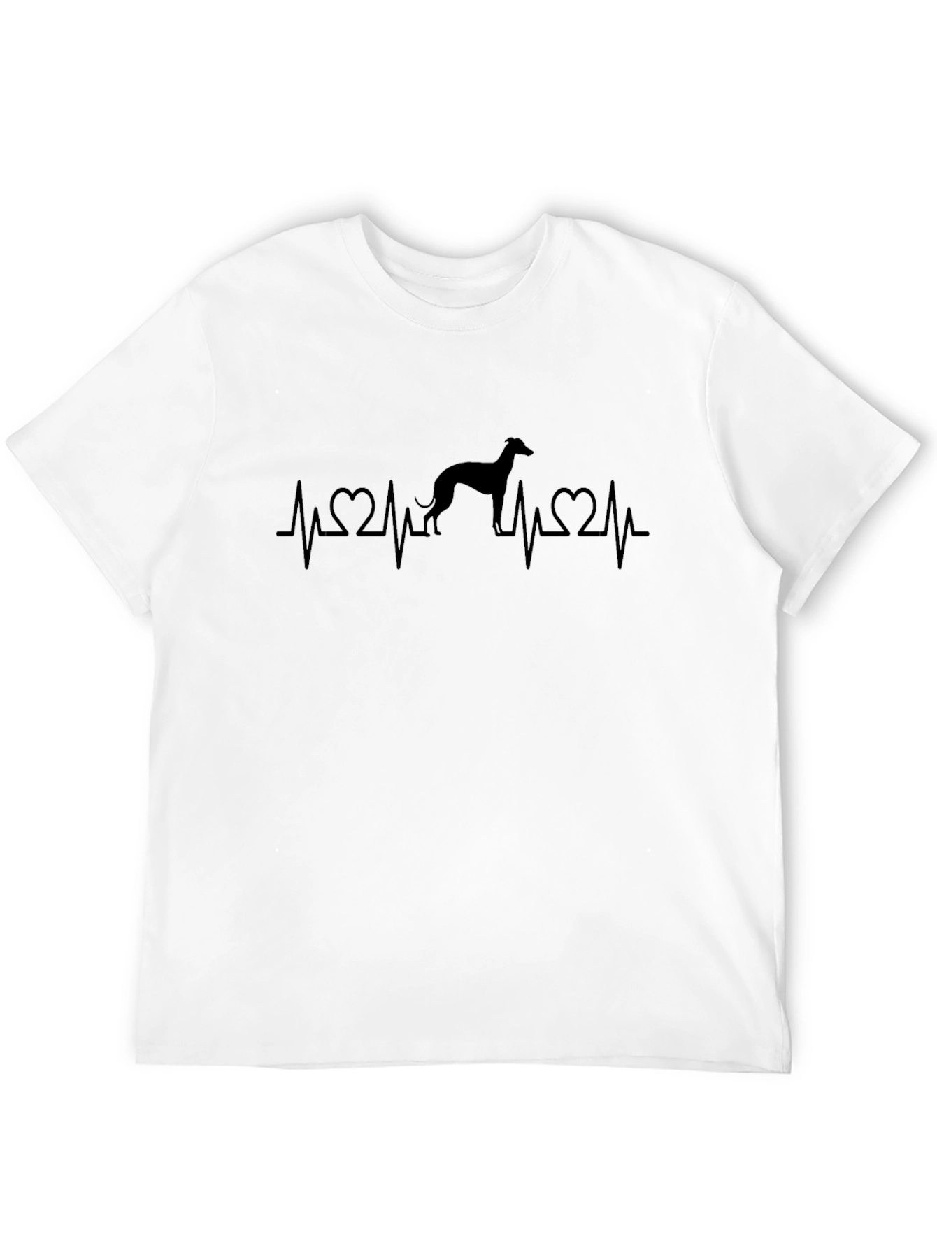 Greyhound Heartbeat T-Shirt - Dog Lover Tee