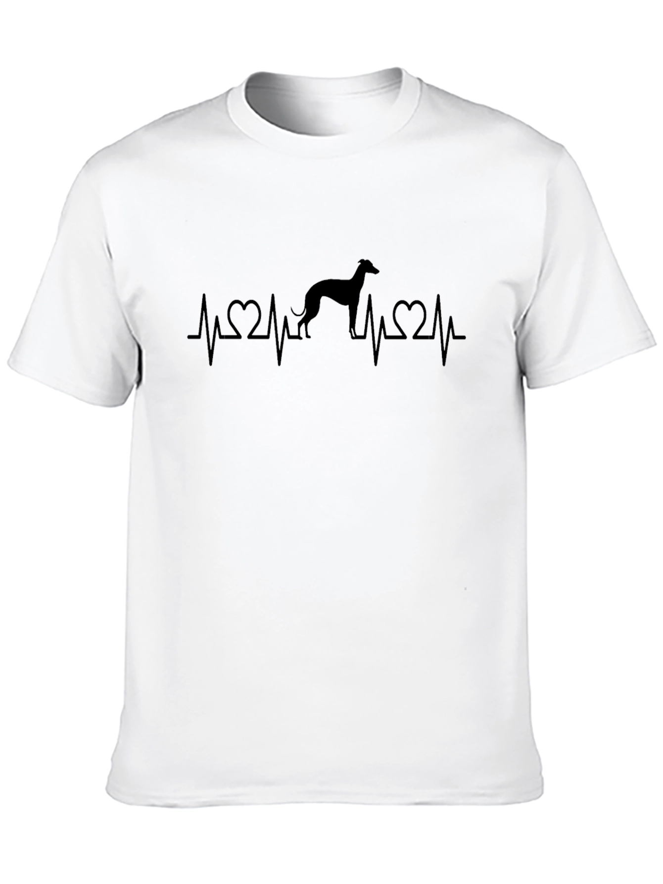 Greyhound Heartbeat T-Shirt - Dog Lover Tee
