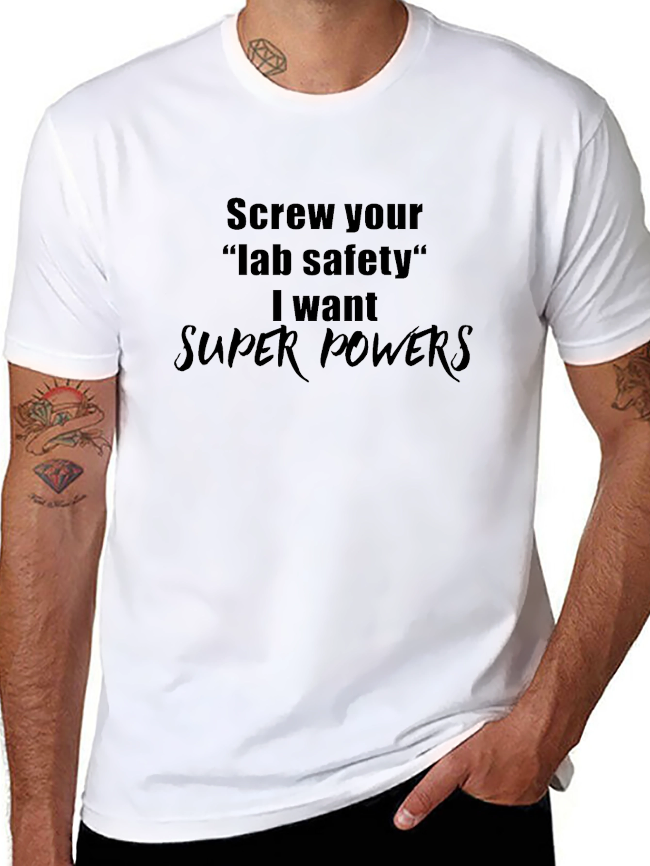 Screw Lab Safety T-Shirt - Super Powers