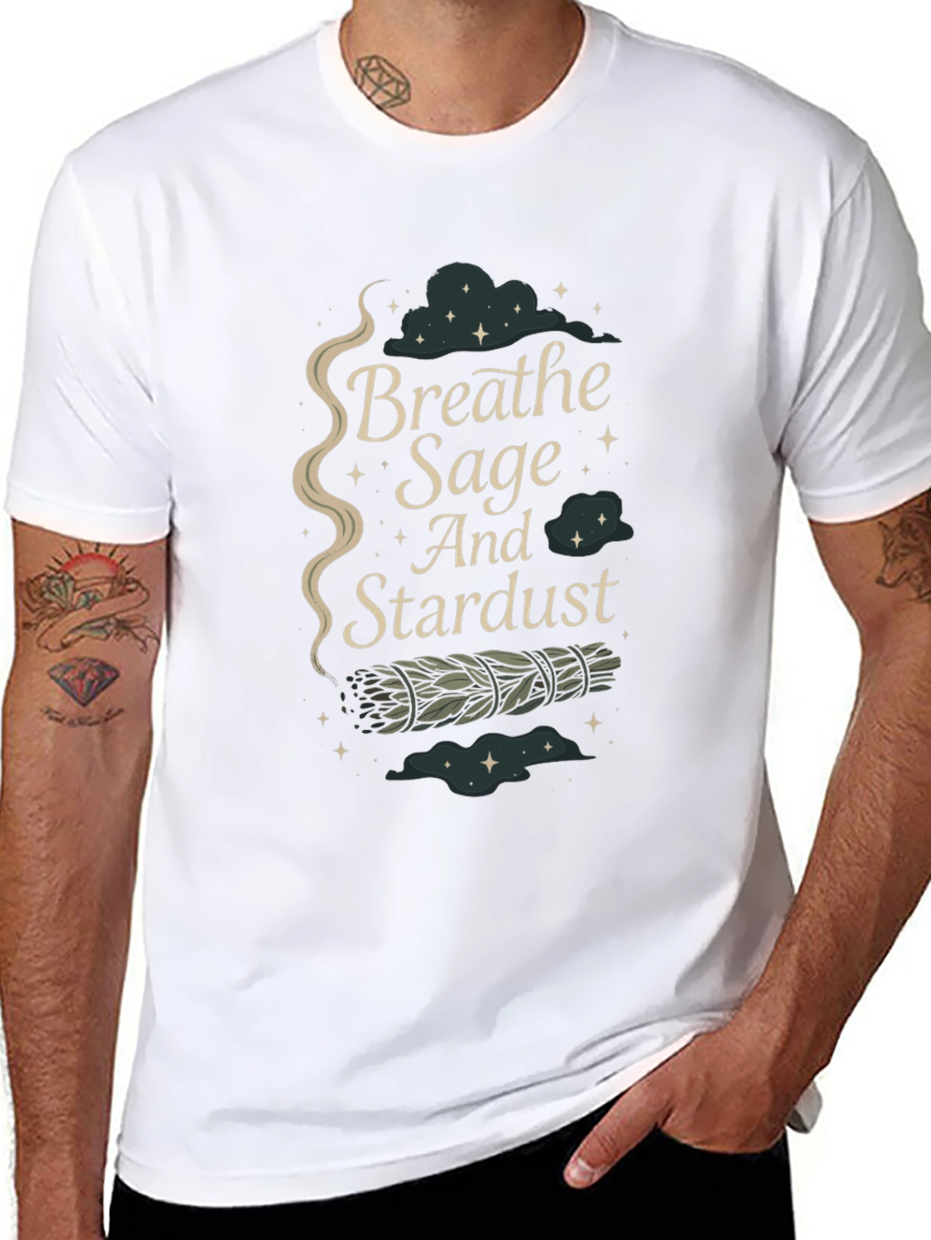 Breathe Sage & Stardust T-Shirt