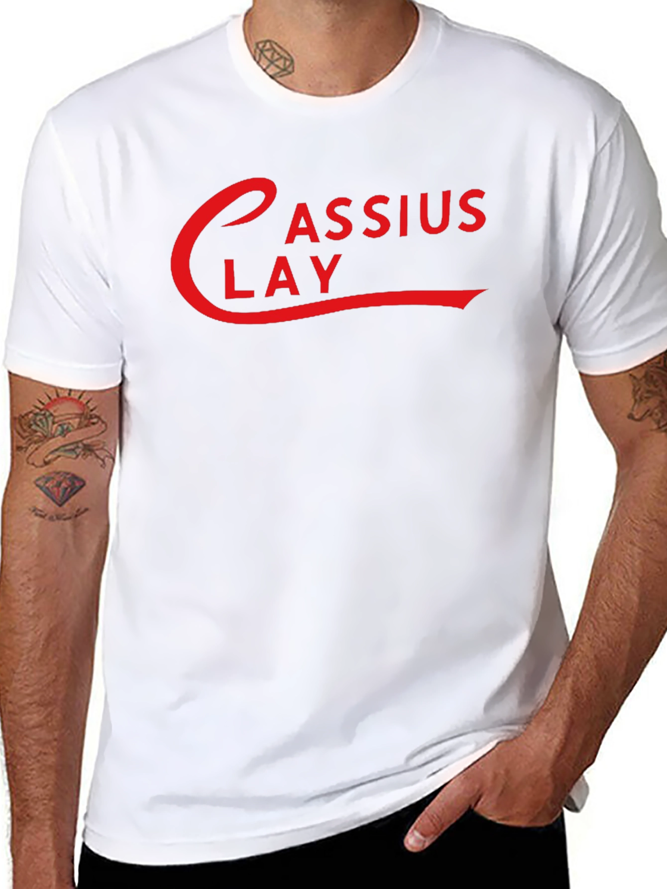 Cassius Clay Black T-Shirt | Retro Style