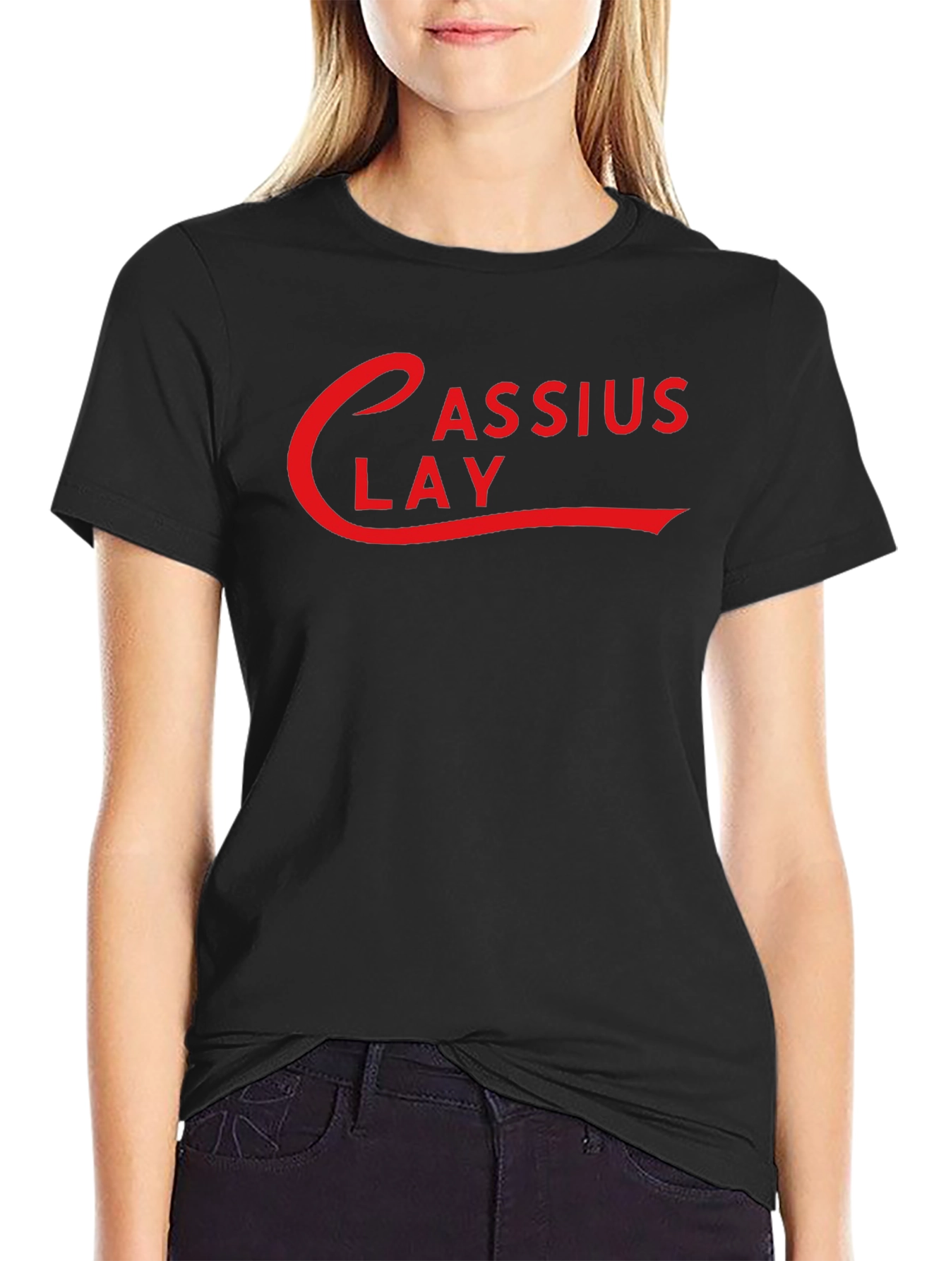 Cassius Clay Black T-Shirt | Retro Style