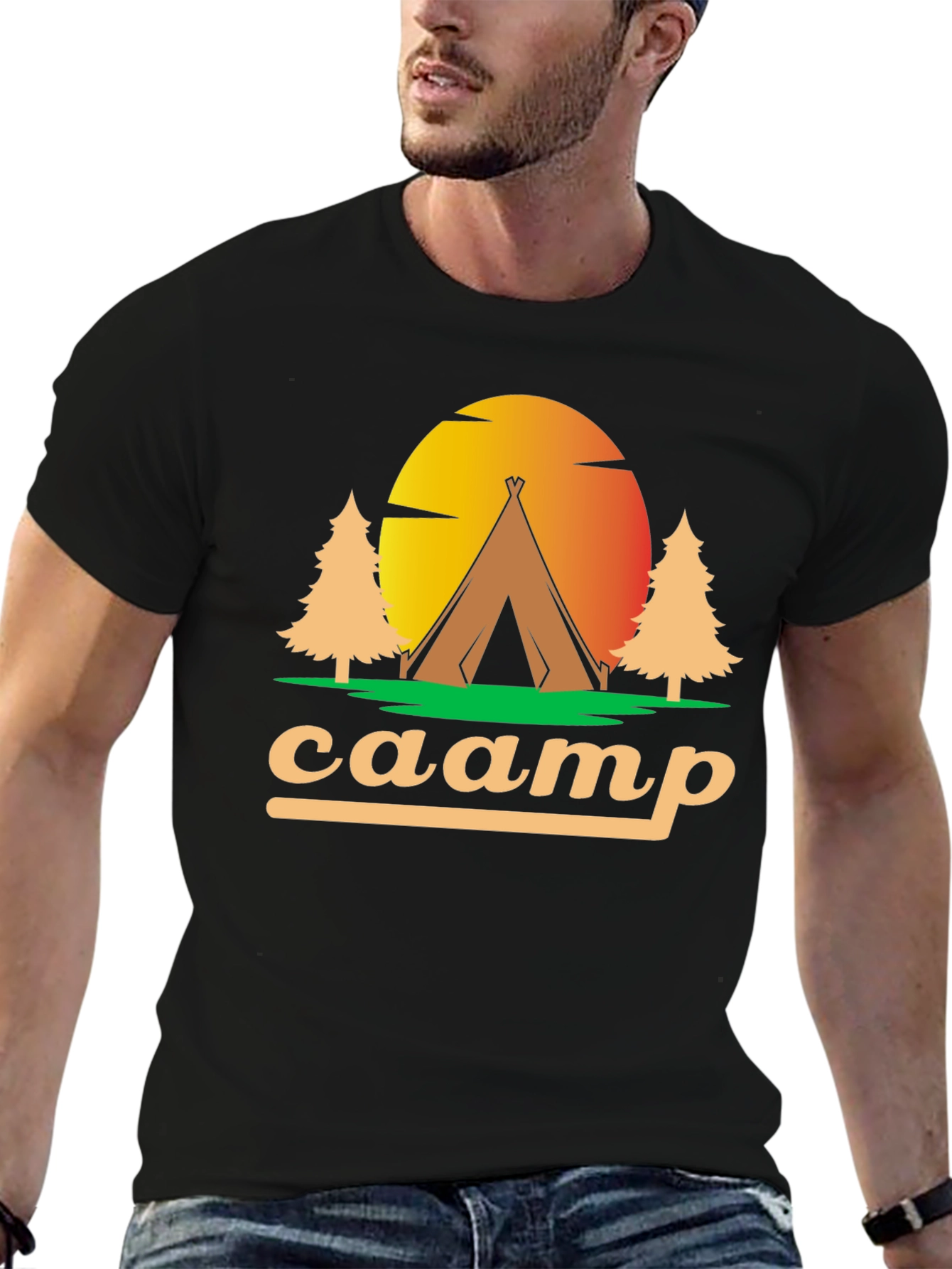 Camping Graphic Tee - Adventure Ready!