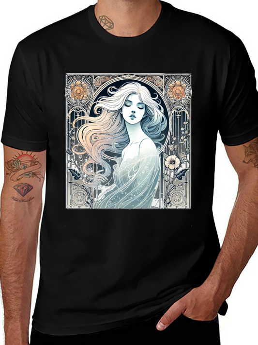 Art Nouveau Woman Graphic Tee
