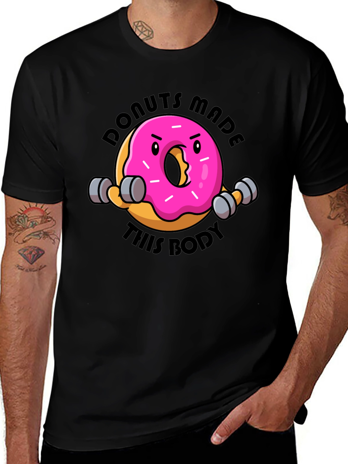 Donuts Made This Body Graphic T-Shirt