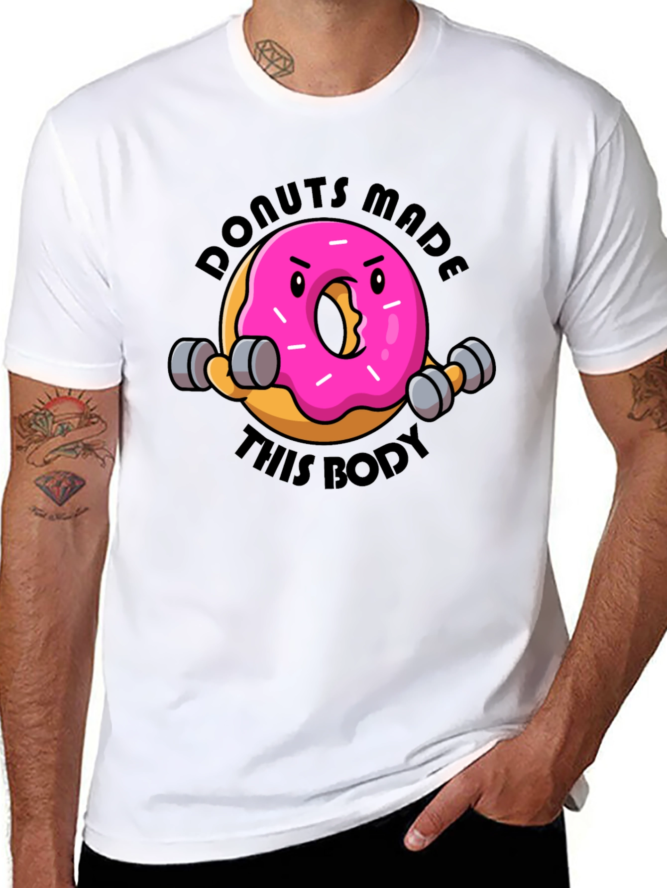 Donuts Made This Body Graphic T-Shirt