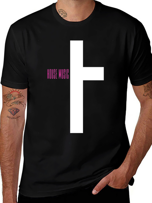 House Music T-Shirt - Trendy Clubbing Tee
