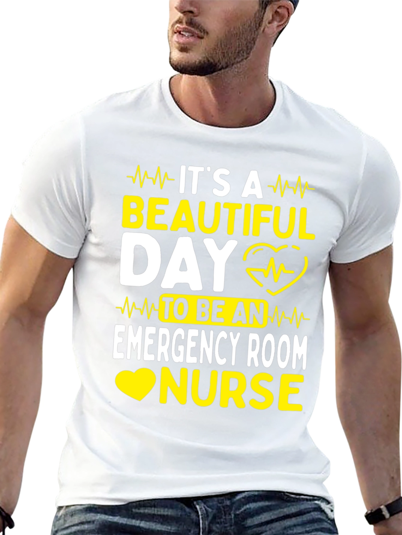 Beautiful Day Emergency Room Nurse Graphic T-Shirt
