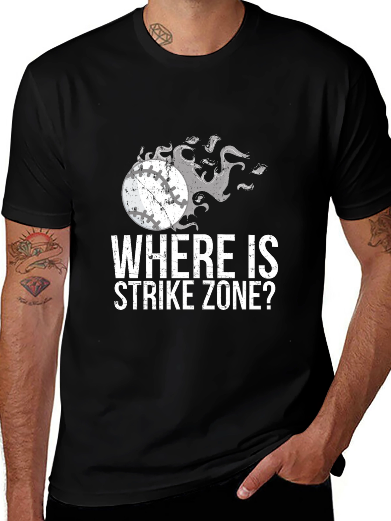 Where is Strike Zone? Baseball T-Shirt