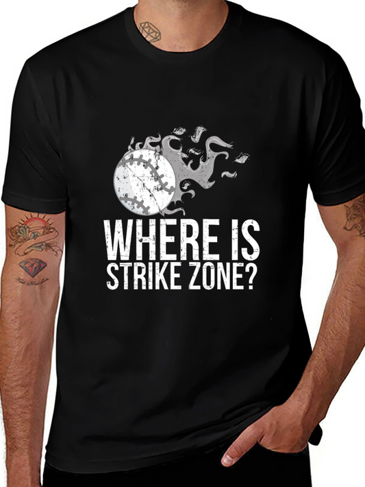 Where is Strike Zone? Baseball T-Shirt
