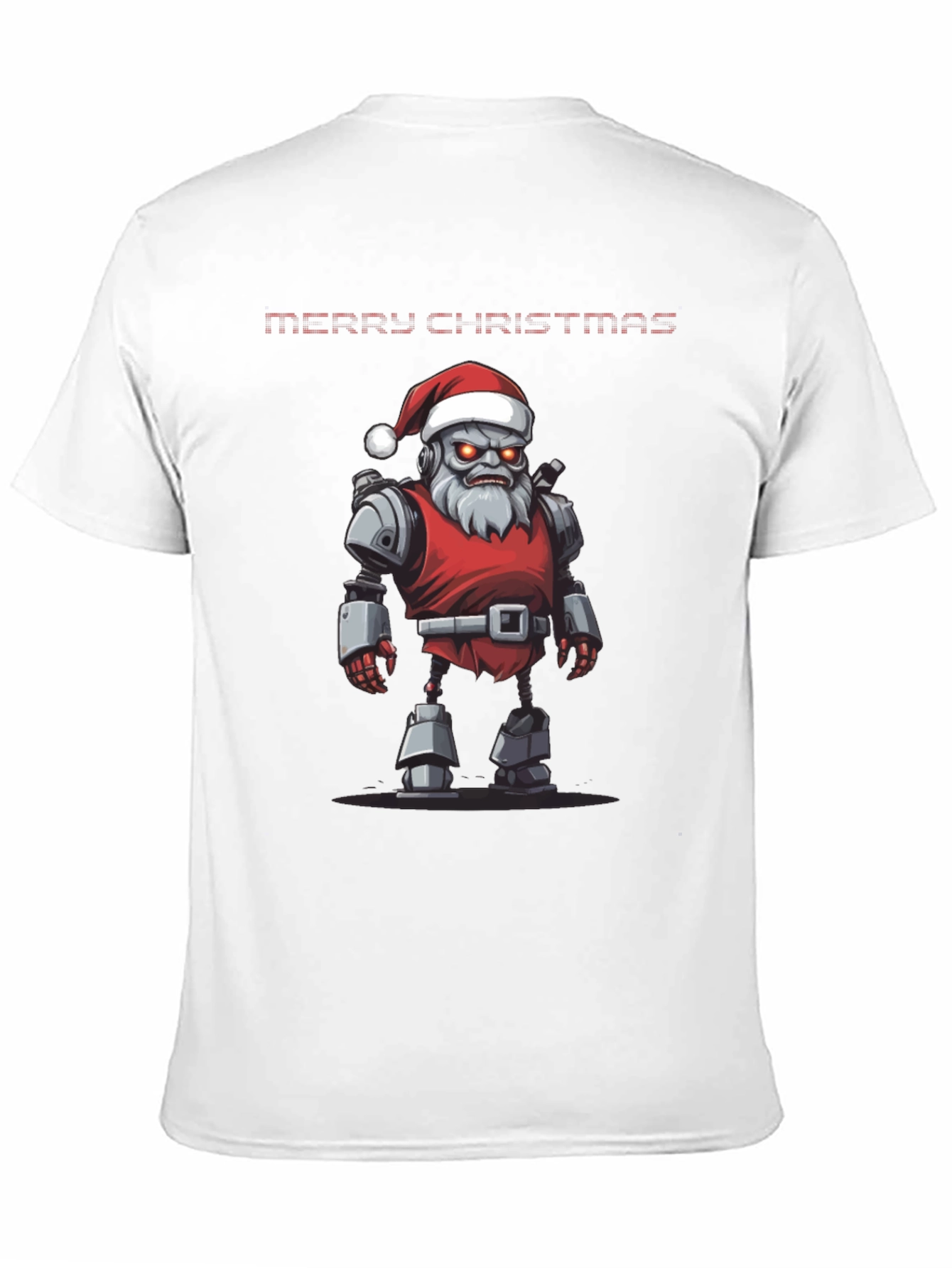 Merry Christmas Robot Santa T-Shirt