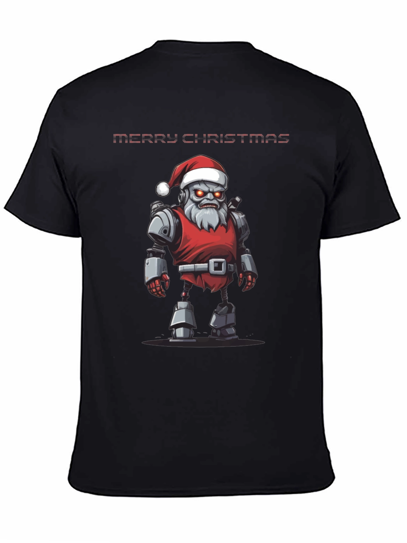 Merry Christmas Robot Santa T-Shirt