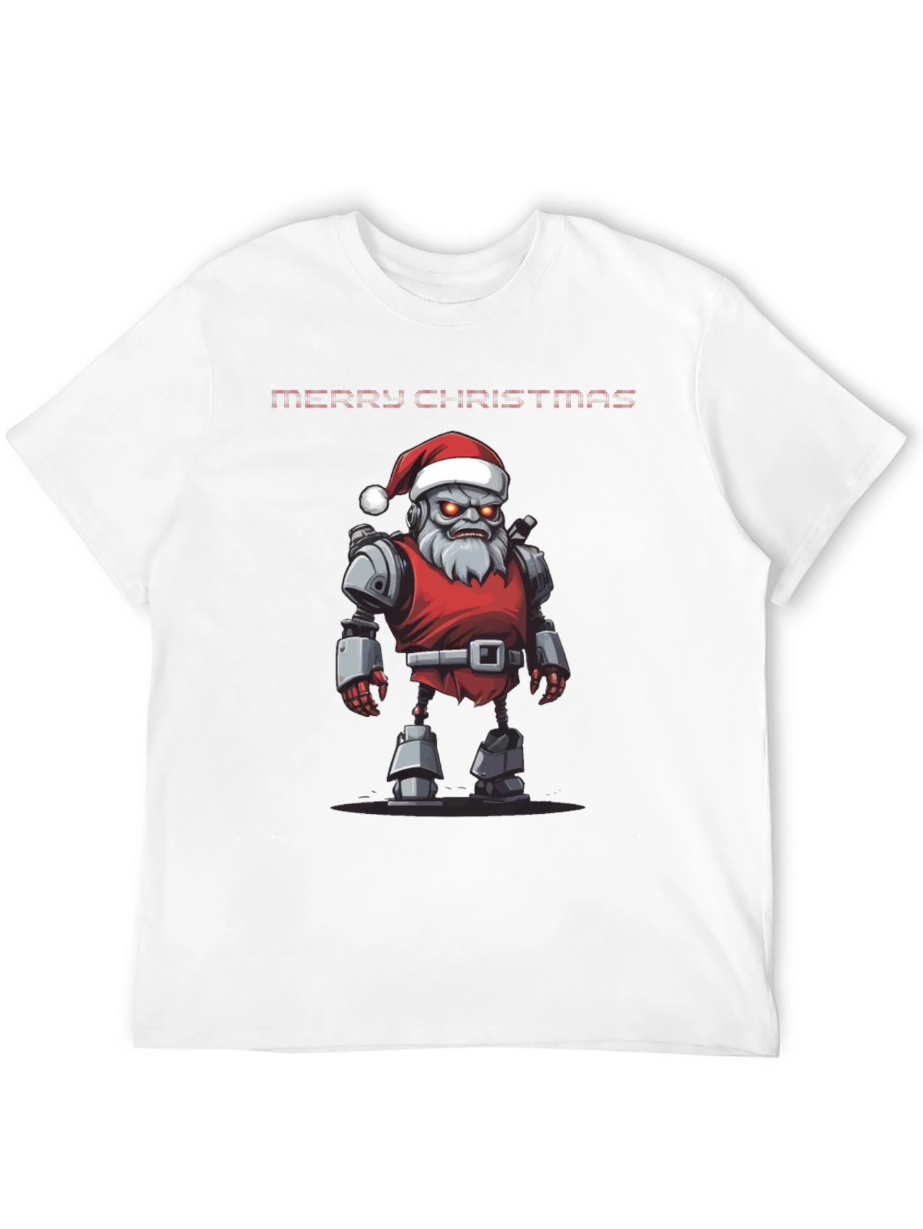 Merry Christmas Robot Santa T-Shirt