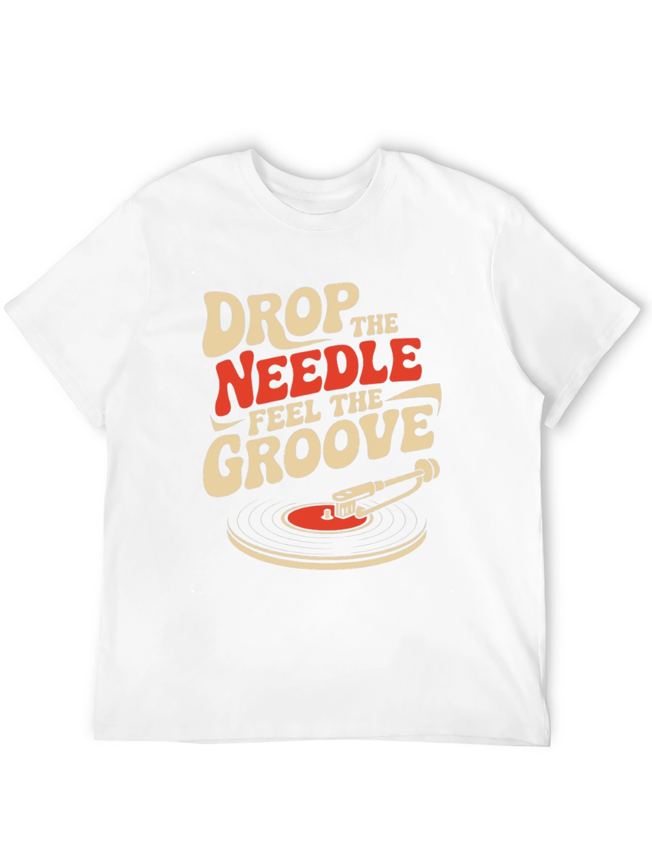 Drop The Needle Feel The Groove Graphic Tee