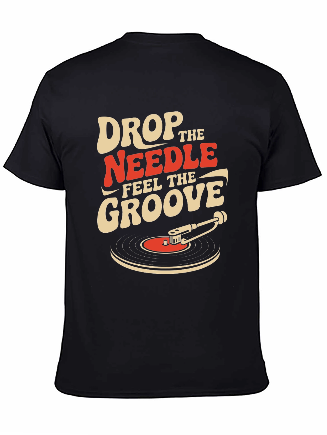 Drop The Needle Feel The Groove Graphic Tee