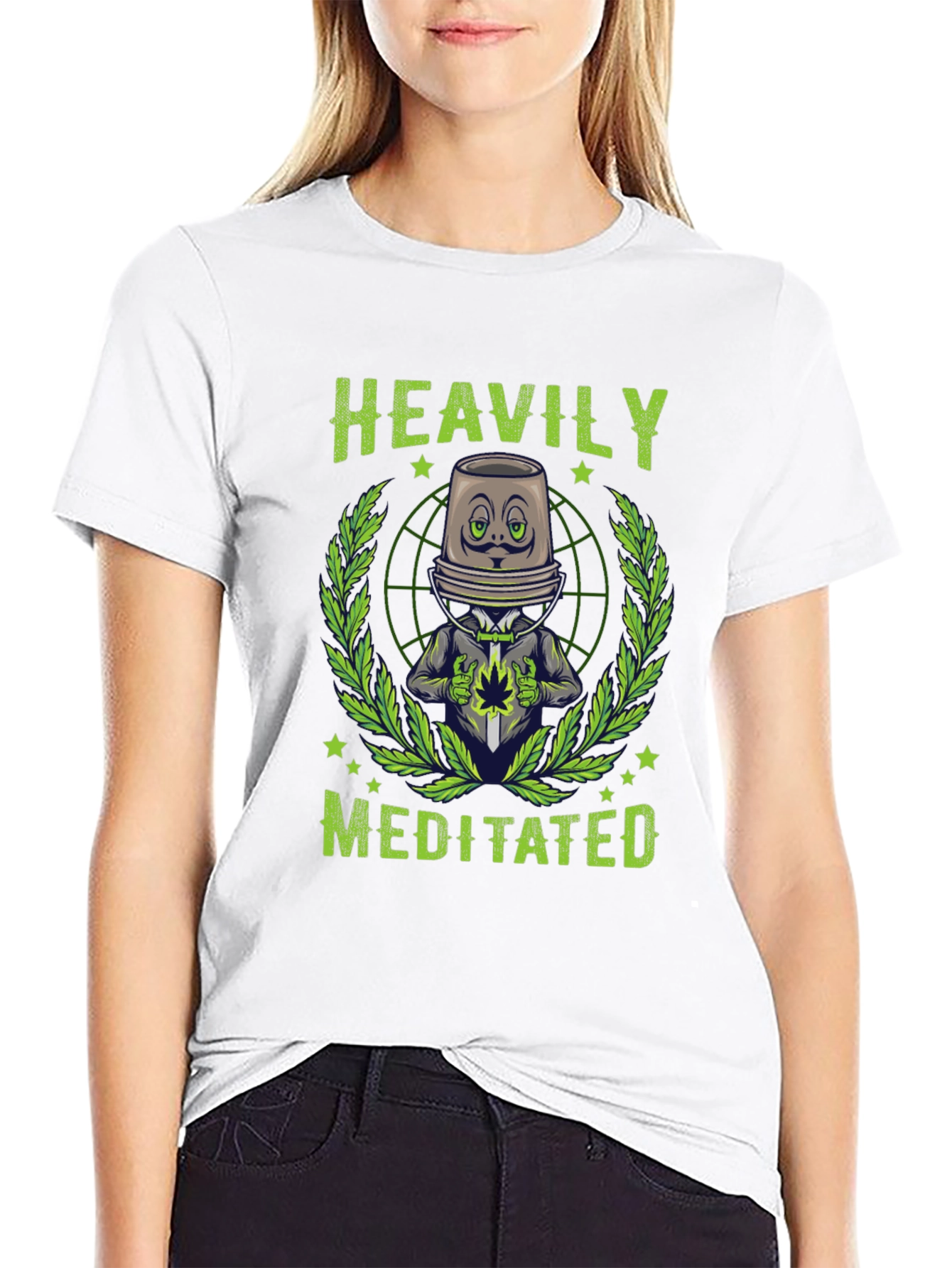 Heavily Meditated Graphic T-Shirt