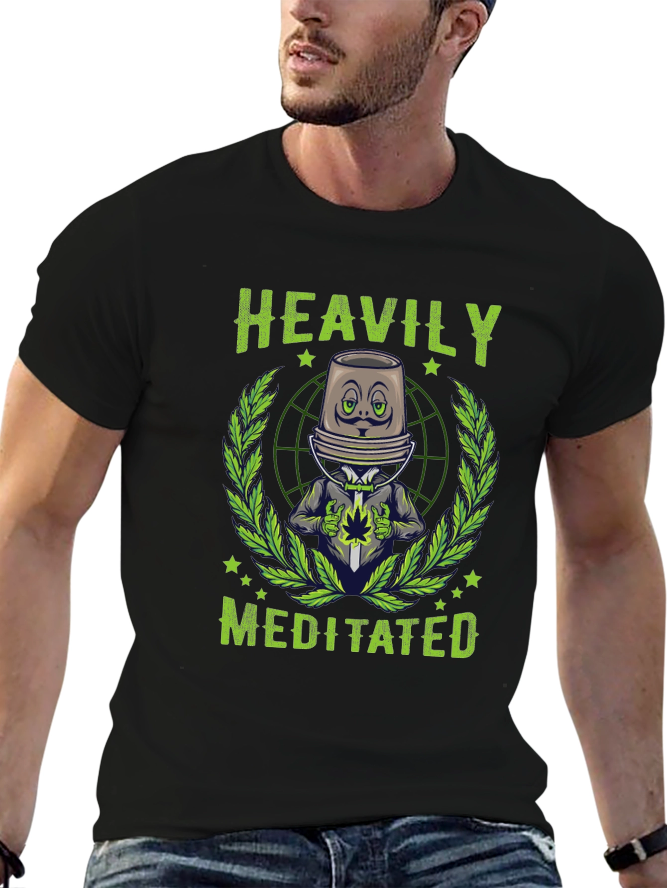 Heavily Meditated Graphic T-Shirt