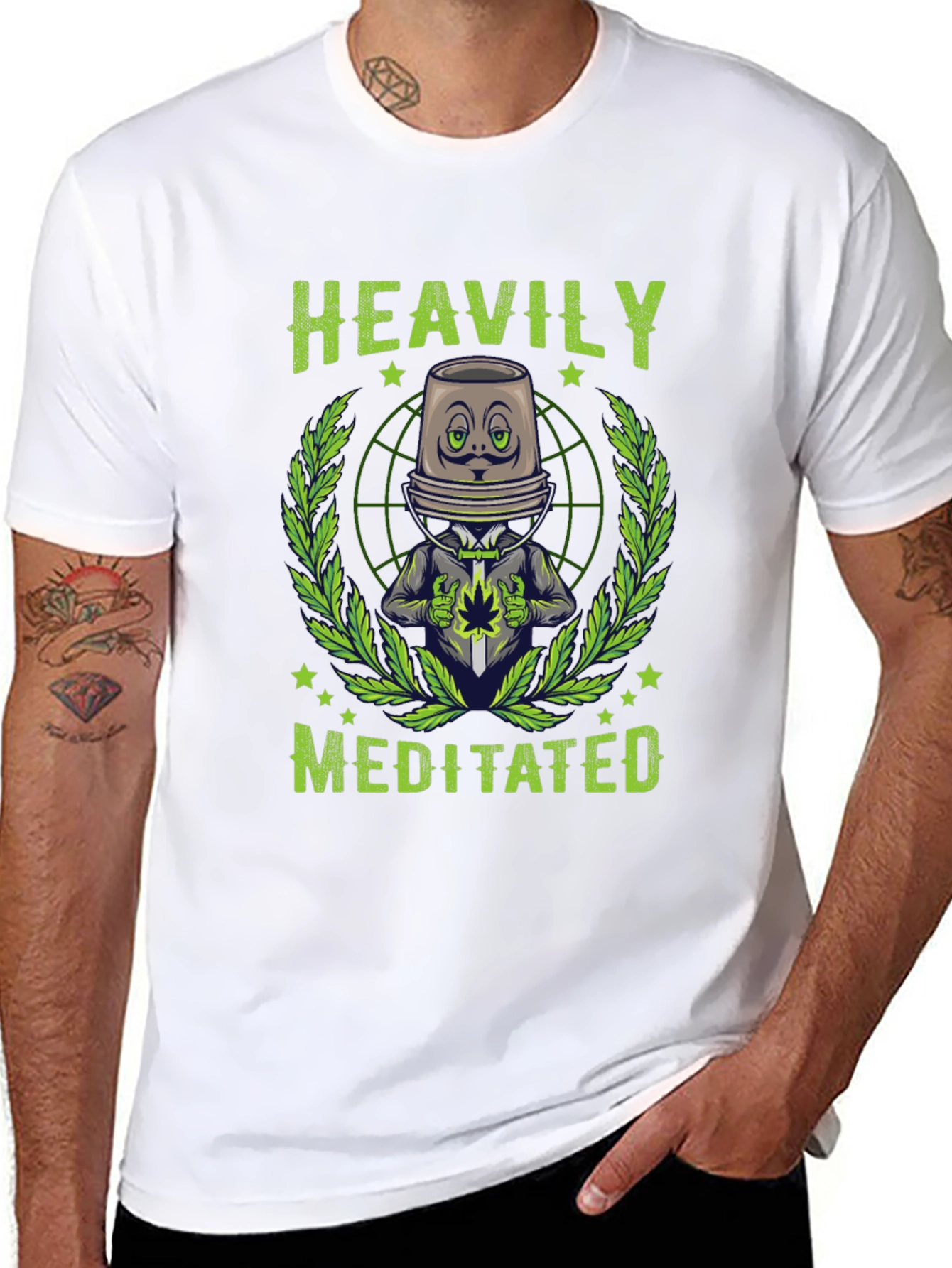 Heavily Meditated Graphic T-Shirt