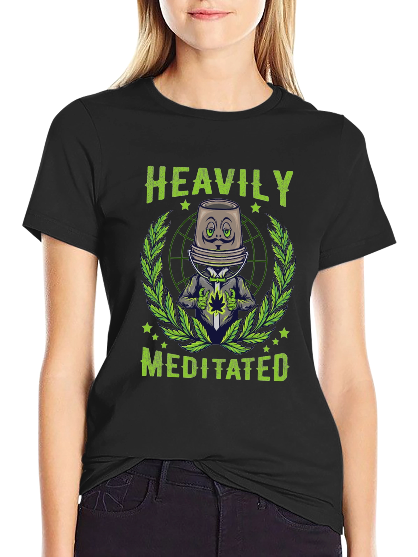 Heavily Meditated Graphic T-Shirt