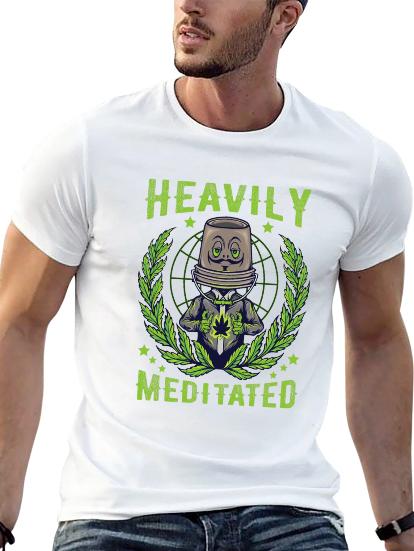 Heavily Meditated Graphic T-Shirt