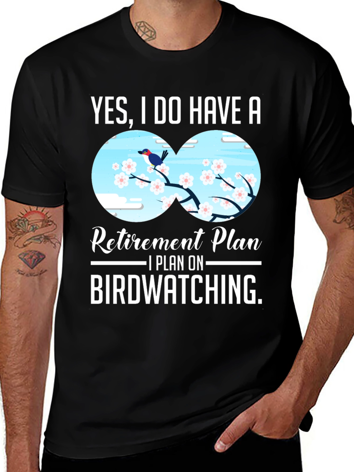 Birdwatching Retirement Plan T-Shirt
