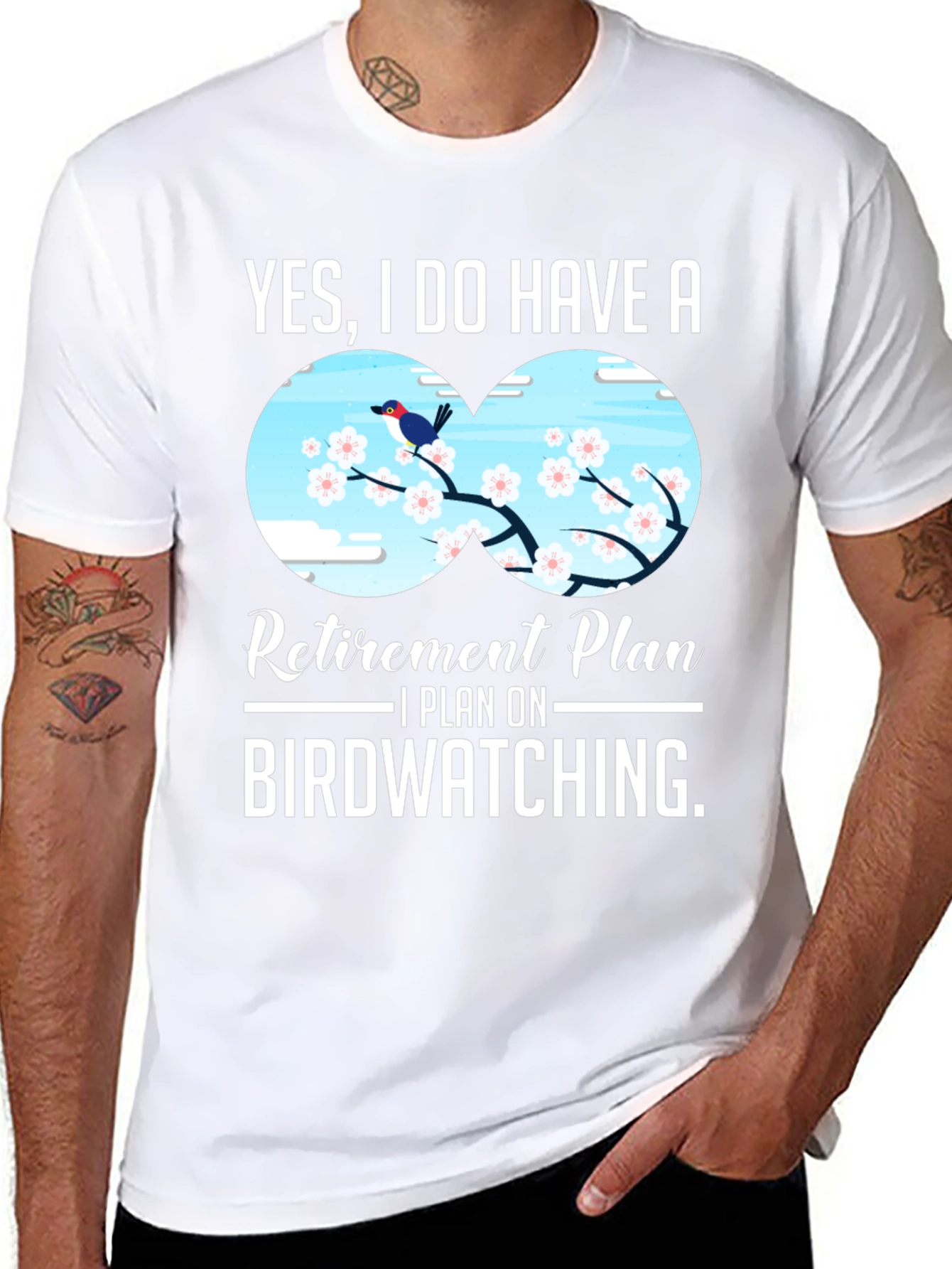 Birdwatching Retirement Plan T-Shirt