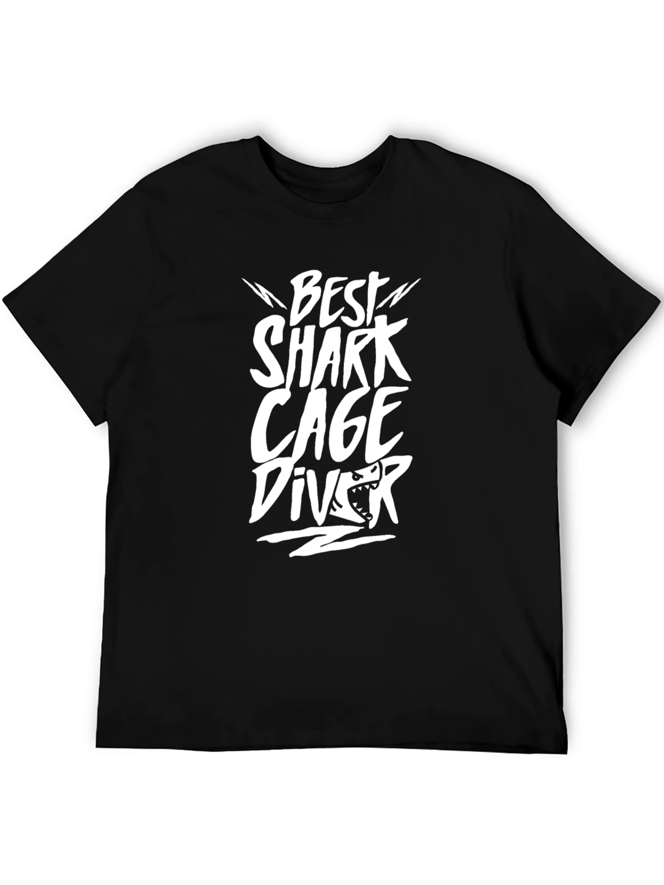 Best Shark Cage Diver T-Shirt - Black