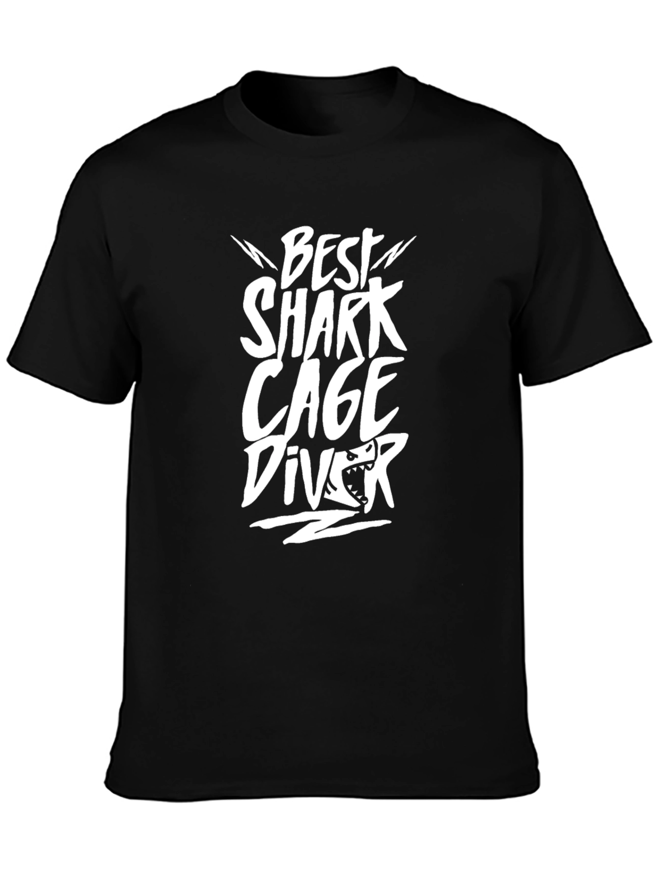Best Shark Cage Diver T-Shirt - Black