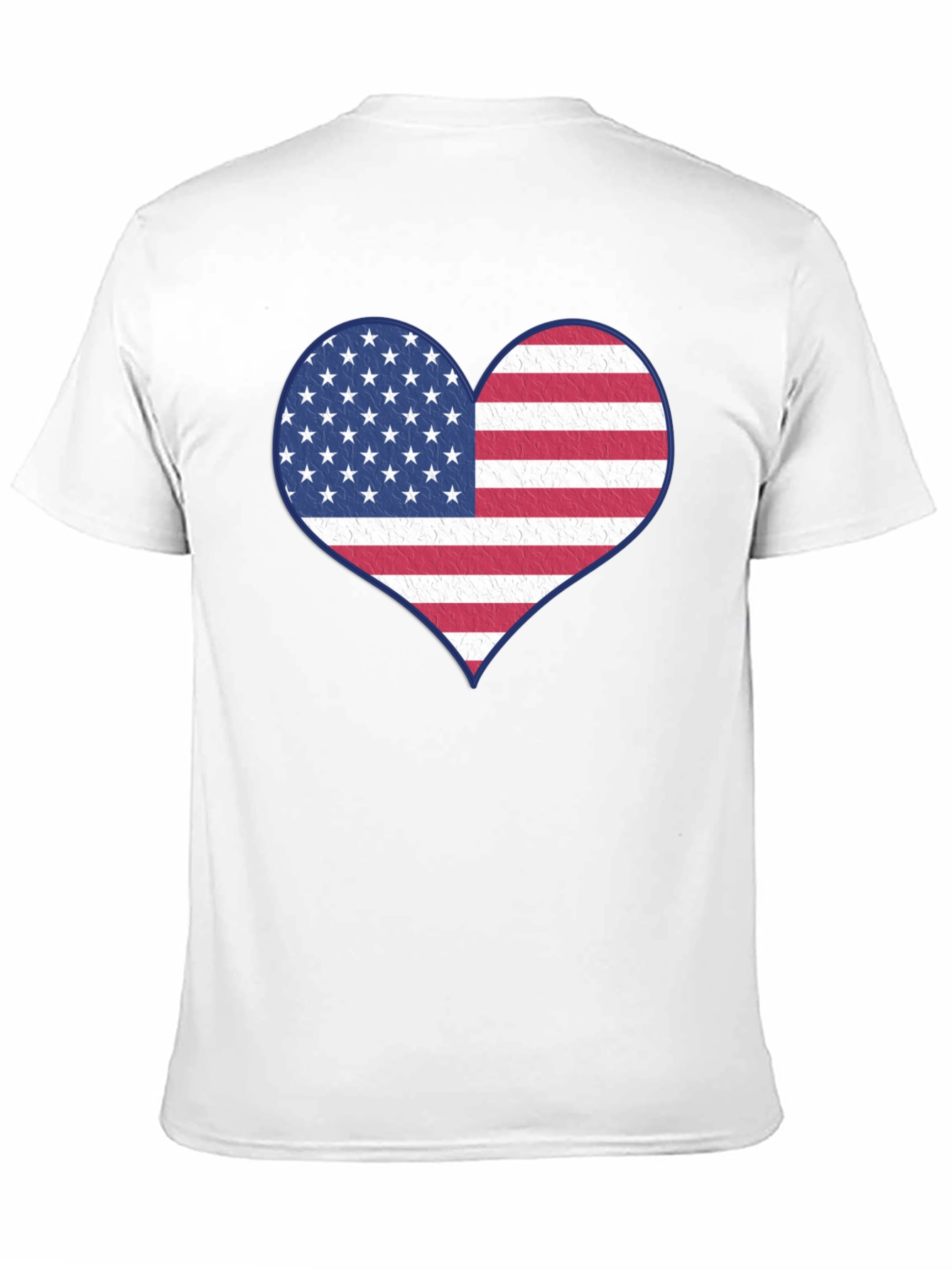Patriotic Heart Flag Graphic Tee