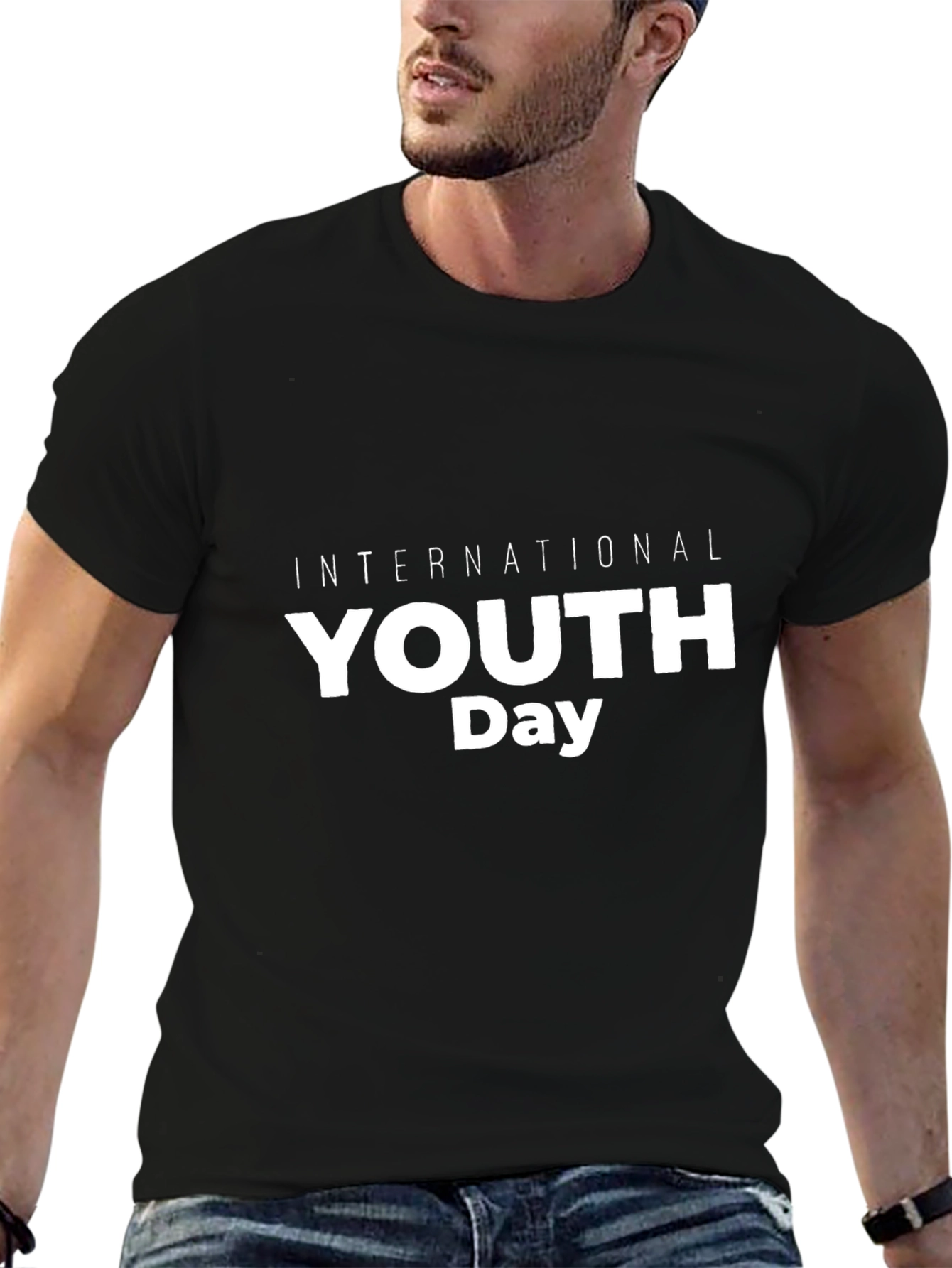 International Youth Day Black T-Shirt