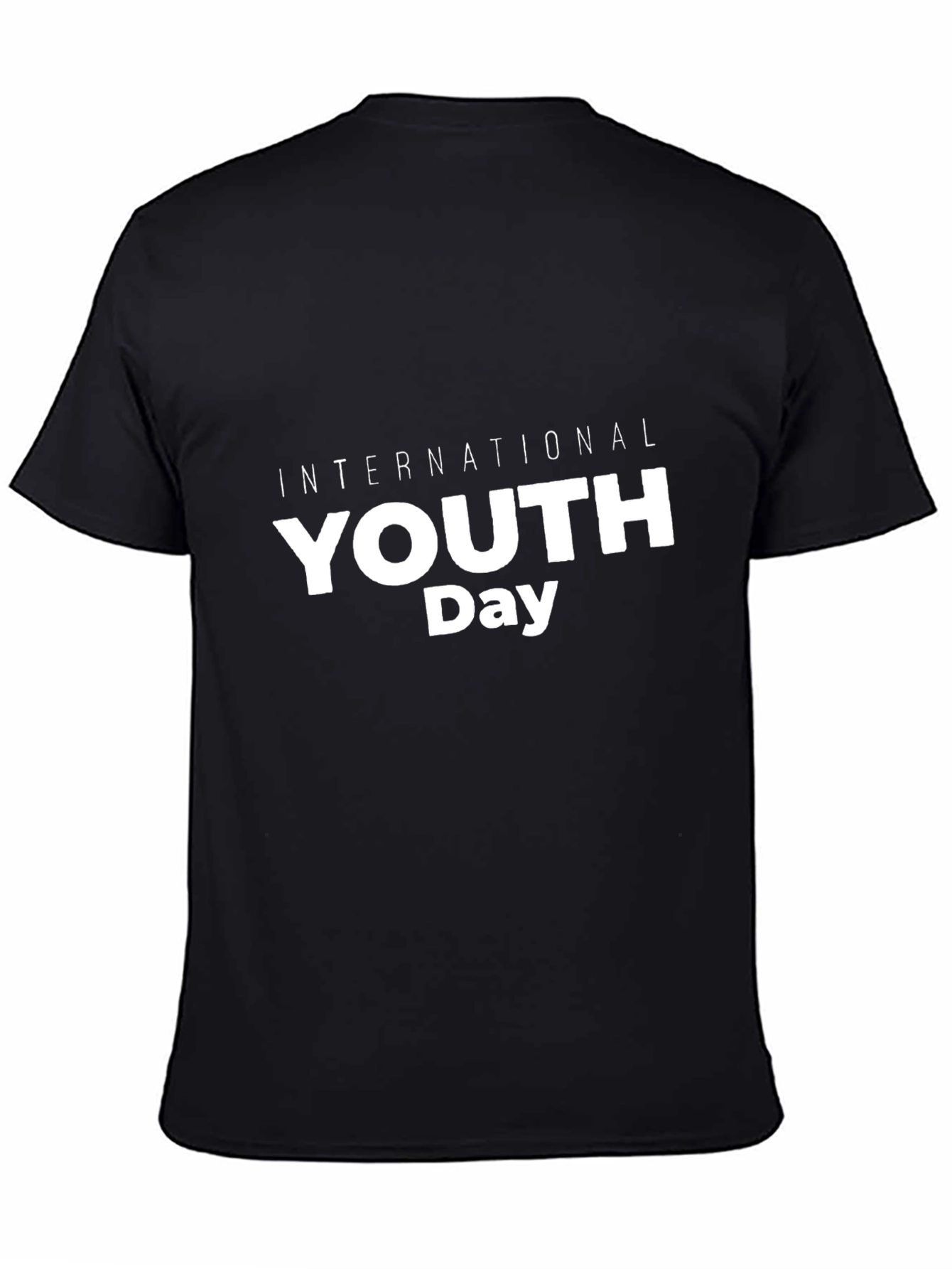 International Youth Day Black T-Shirt