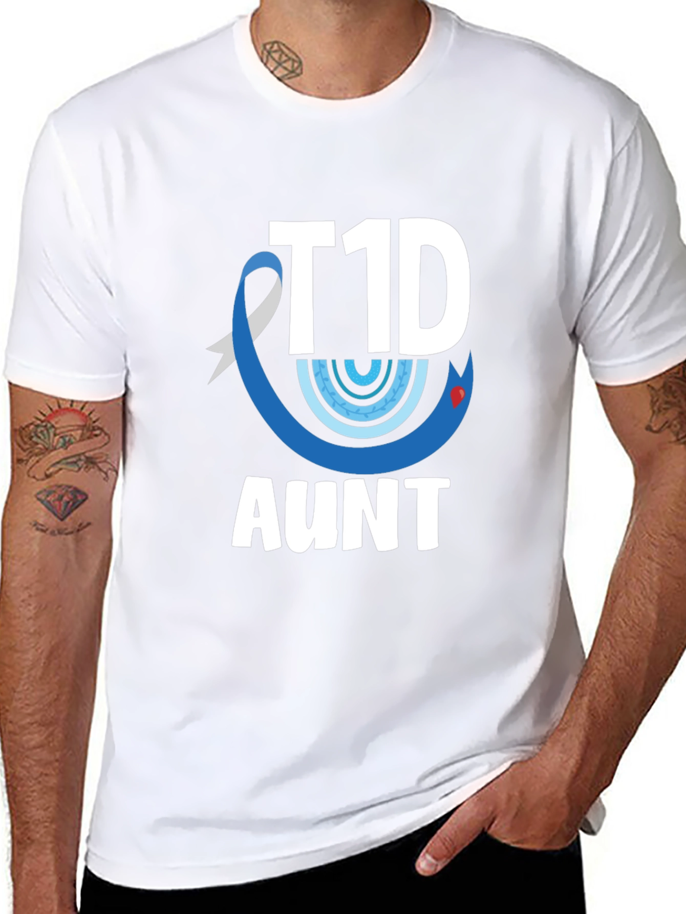 T1D Aunt Awareness T-Shirt